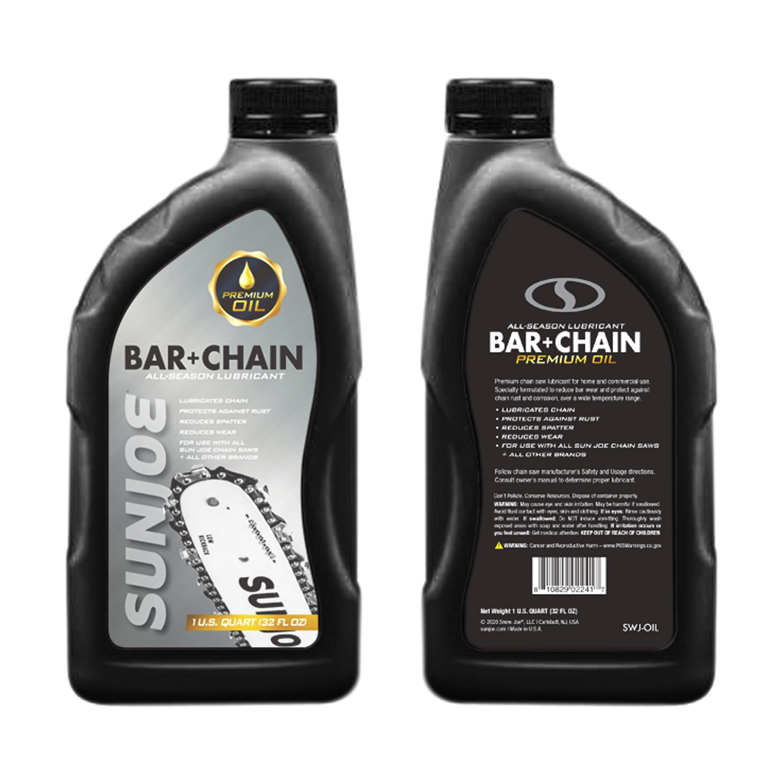 Sun Joe SWJ-OIL Premium Bar, Chain and Sprocket Oil | All Season Chainsaw Chain Lubrication | Universal Chain Saw Chain Oil for Fast Efficient Cutting | 1-Quart - Image 3