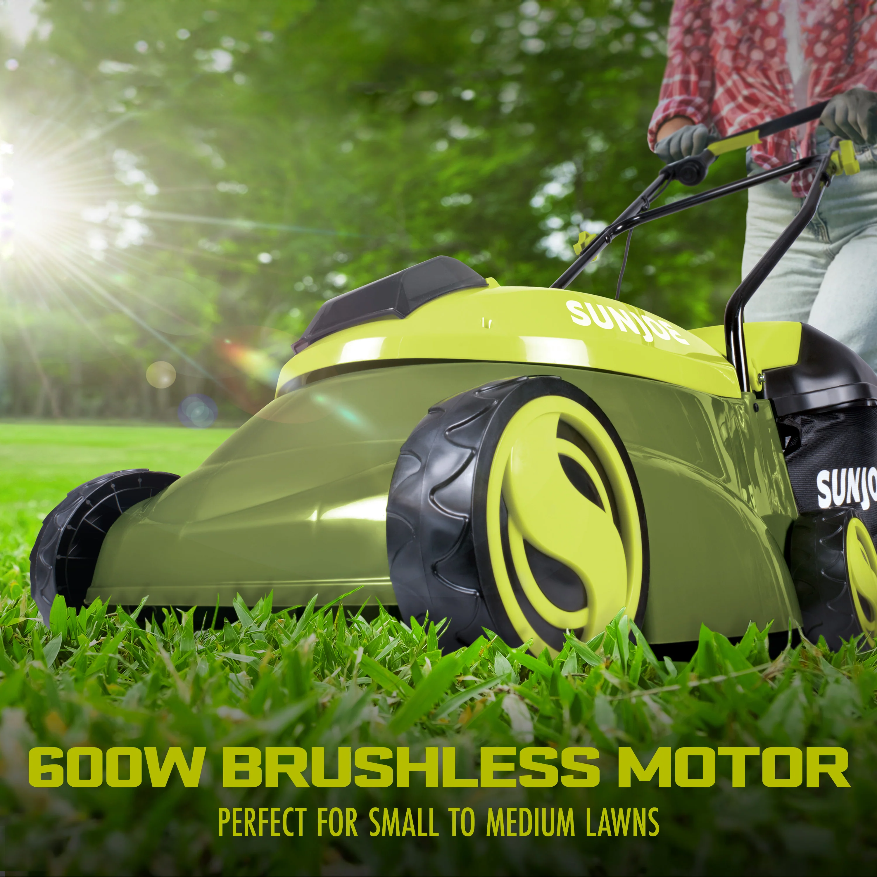 Sun Joe Cordless Lawn Mower | 14 inch | 28V | 5 Ah | Brushless Motor - Image 4