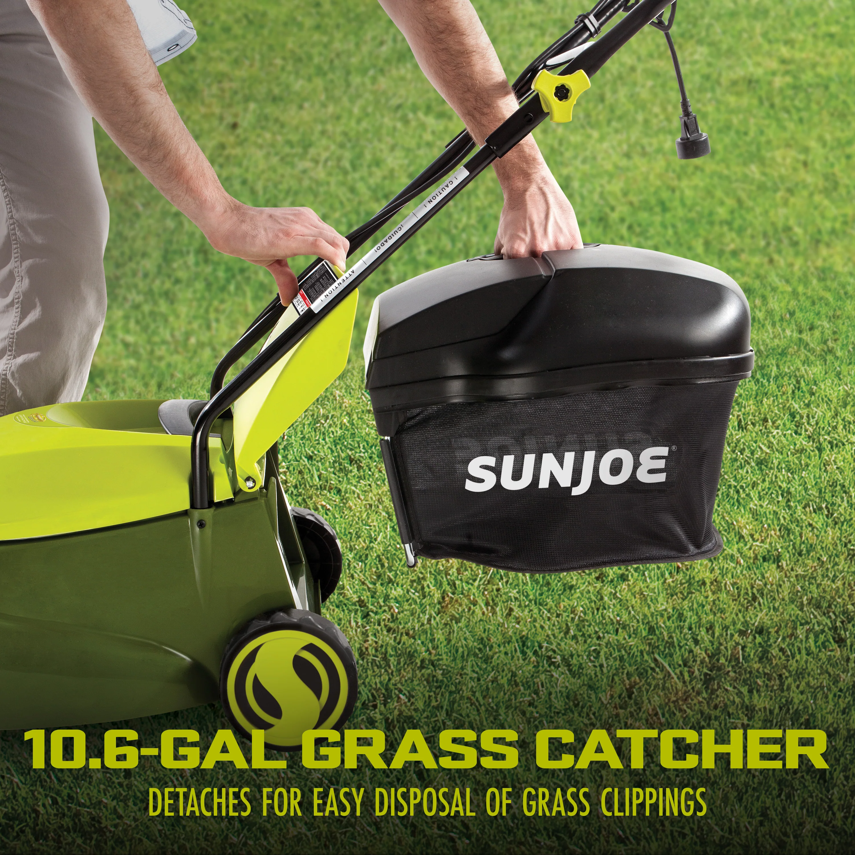 Sun Joe Cordless Lawn Mower | 14 inch | 28V | 5 Ah | Brushless Motor - Image 6