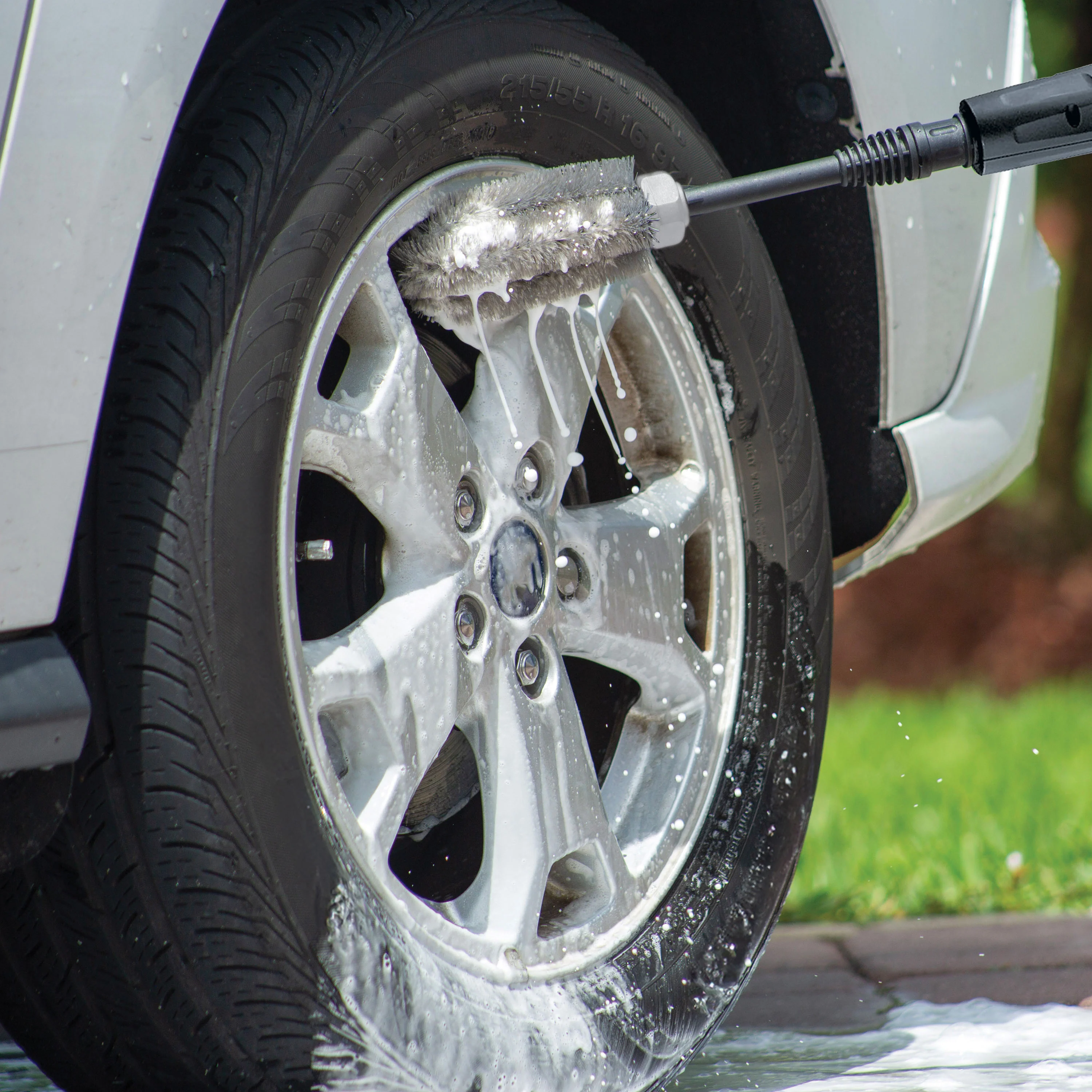 Sun Joe SPX2700-MAX Electric Pressure Washer | 13-Amp | Included Utility Bristle Brush and Rim Brush | Quick Connect + Turbo Nozzles - Image 13