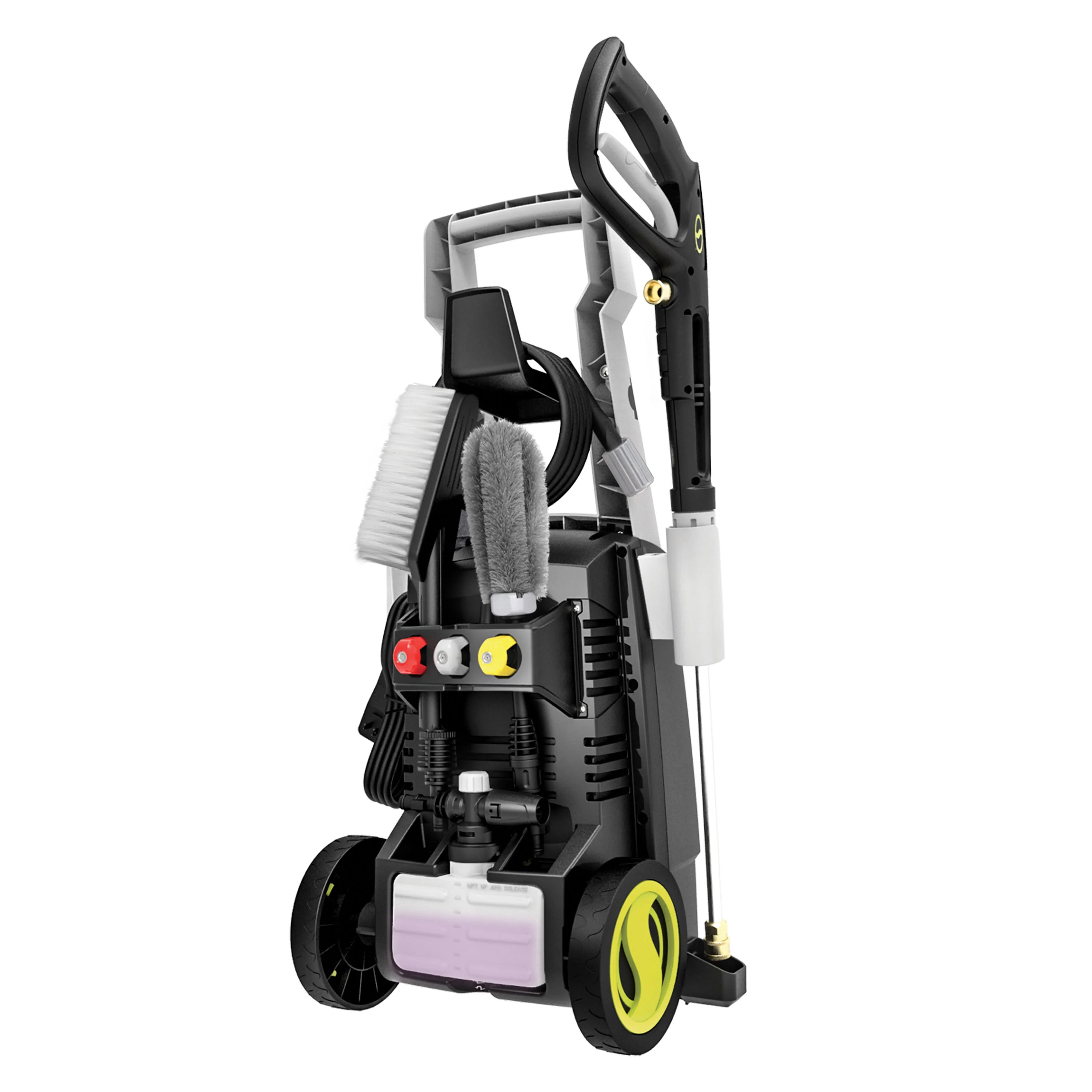 Sun Joe SPX2700-MAX Electric Pressure Washer | 13-Amp | Included Utility Bristle Brush and Rim Brush | Quick Connect + Turbo Nozzles - Image 5