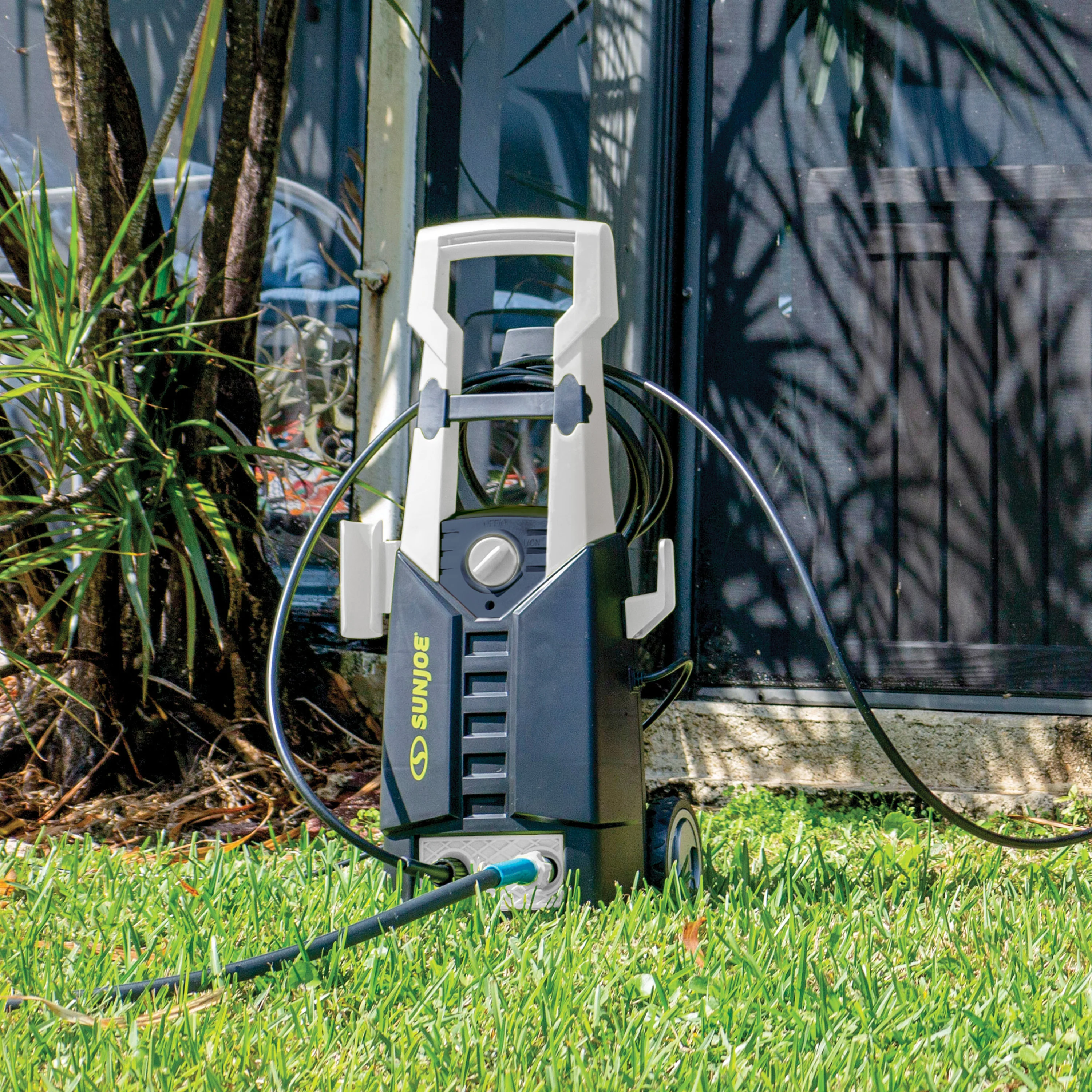 Sun Joe SPX2700-MAX Electric Pressure Washer | 13-Amp | Included Utility Bristle Brush and Rim Brush | Quick Connect + Turbo Nozzles - Image 9