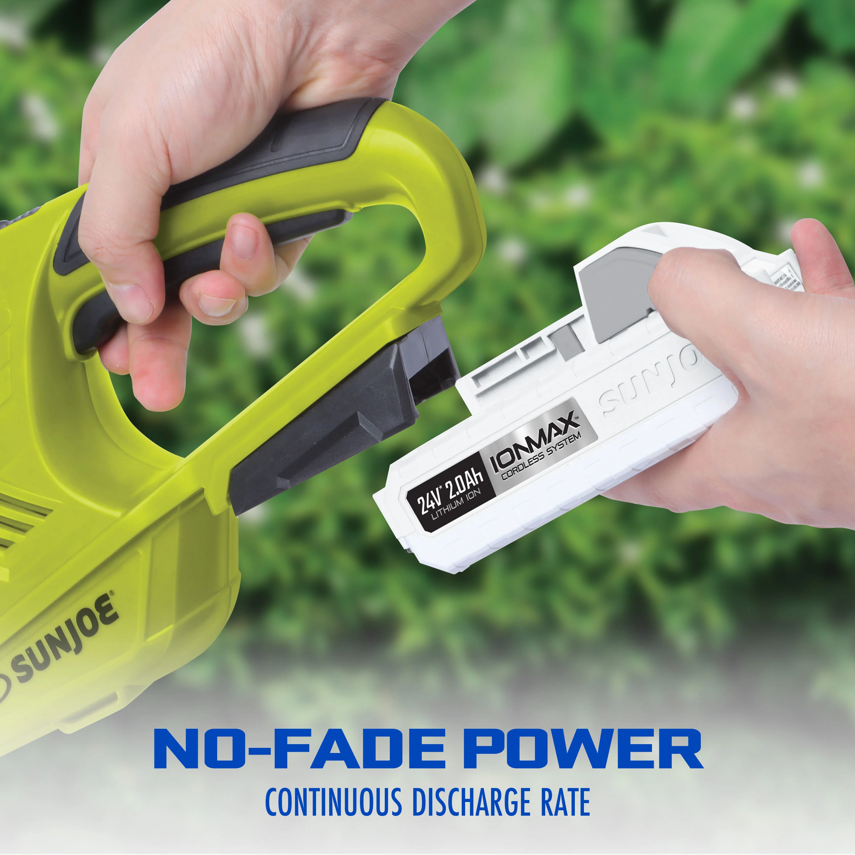 Snow Joe CERTIFIED AUTHENTIC IONMAX 24-Volt* 2.0-Ah Lithium-ION Battery | Universal JOE Brands (Sun Joe, Auto Joe, Snow Joe, Power Joe) IONMAX Devices | Battery Management System | 3-Stage LED Display - Image 5