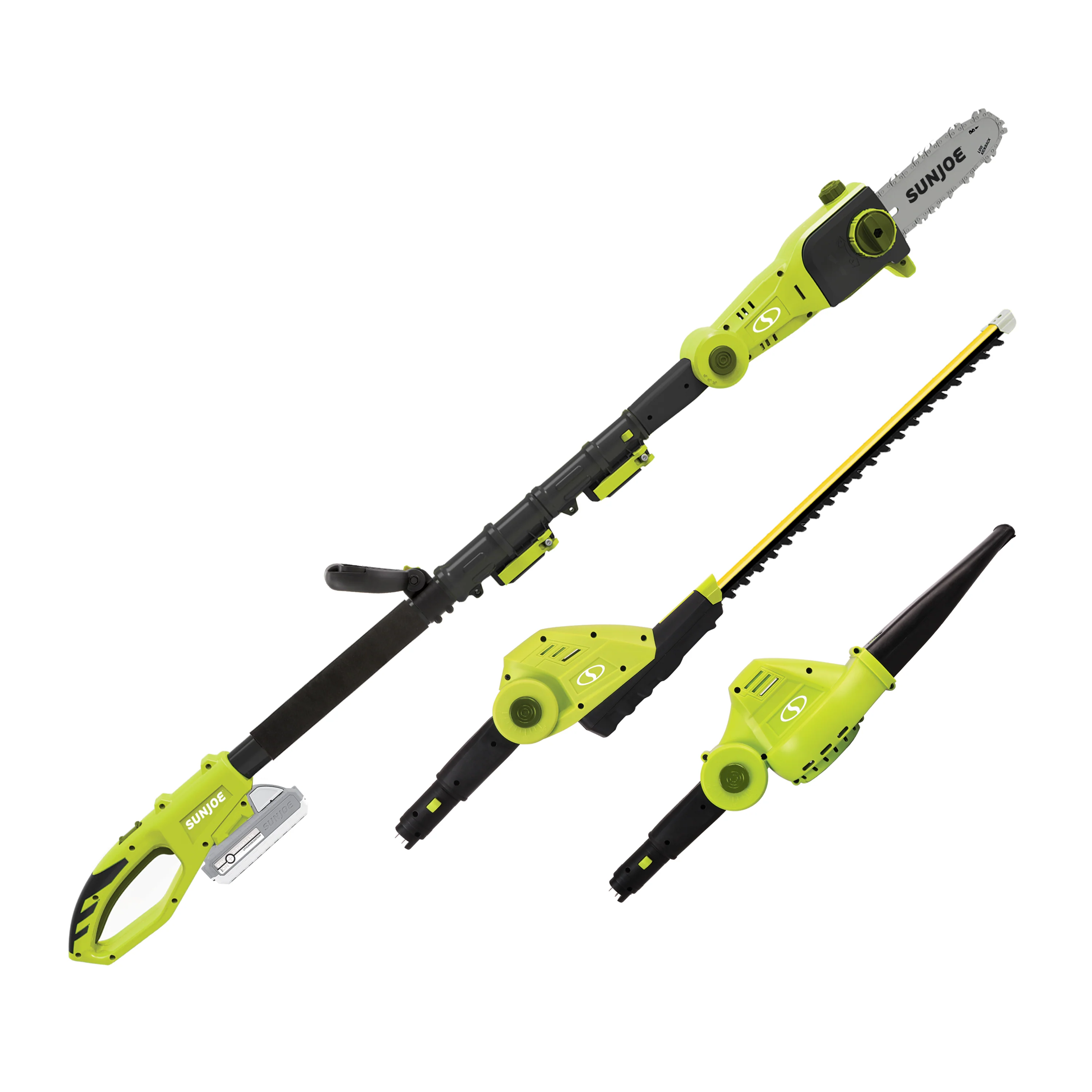 Sun Joe 24V-GTS4004-XT 24-Volt* 3-in-1 Cordless Yard Care Solution | Hedge Trimmer | Pole Saw | Leaf Blower | W/ 2 x 2.0-Ah Batteries + Dual Port Charger - Image 3