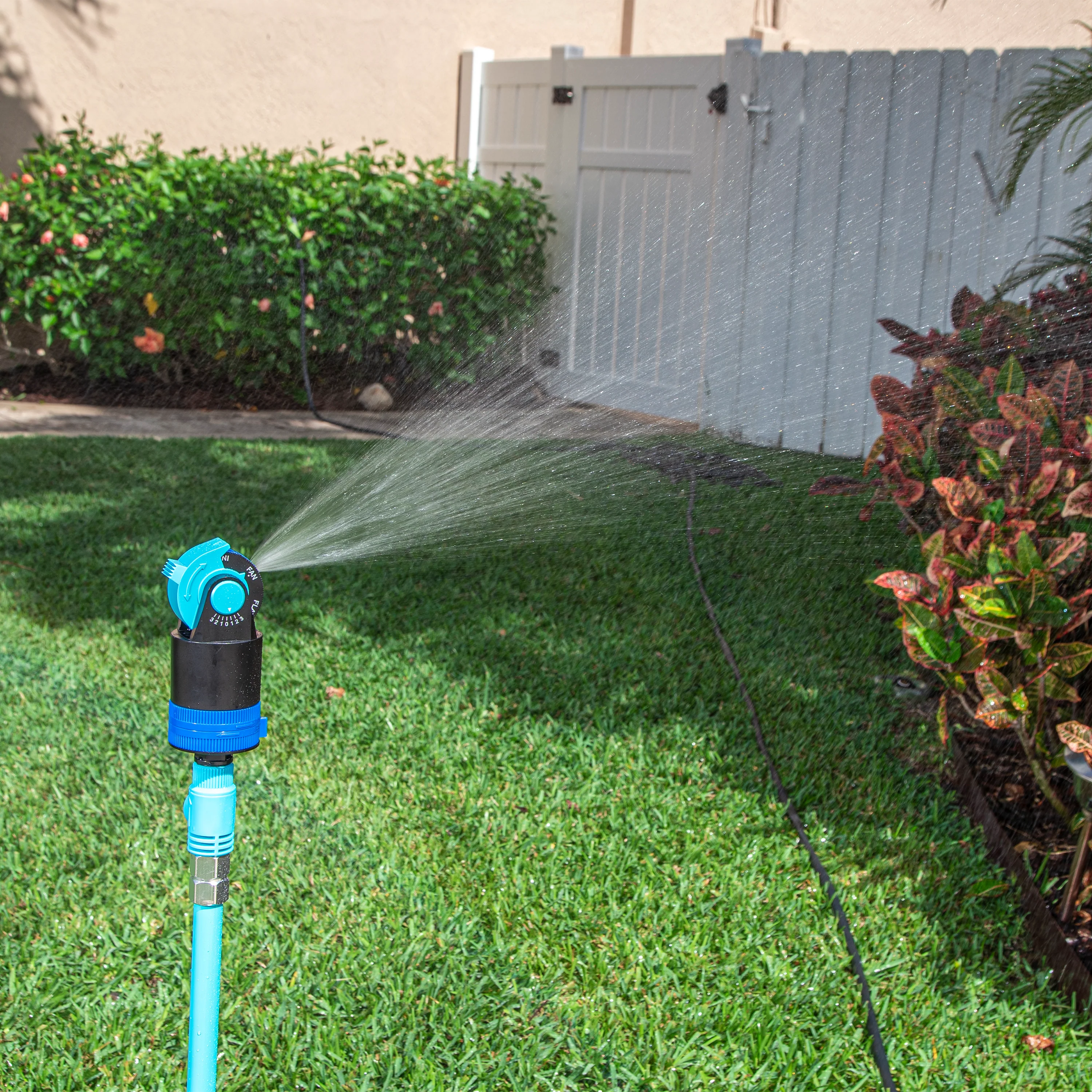 Aqua Joe AJ-6PSTB Indestructible Turbo Drive 360° Telescoping Tripod Lawn & Garden Sprinkler | 6 Spray Patterns | 4,500 Sq. Ft. Max Coverage - Image 11