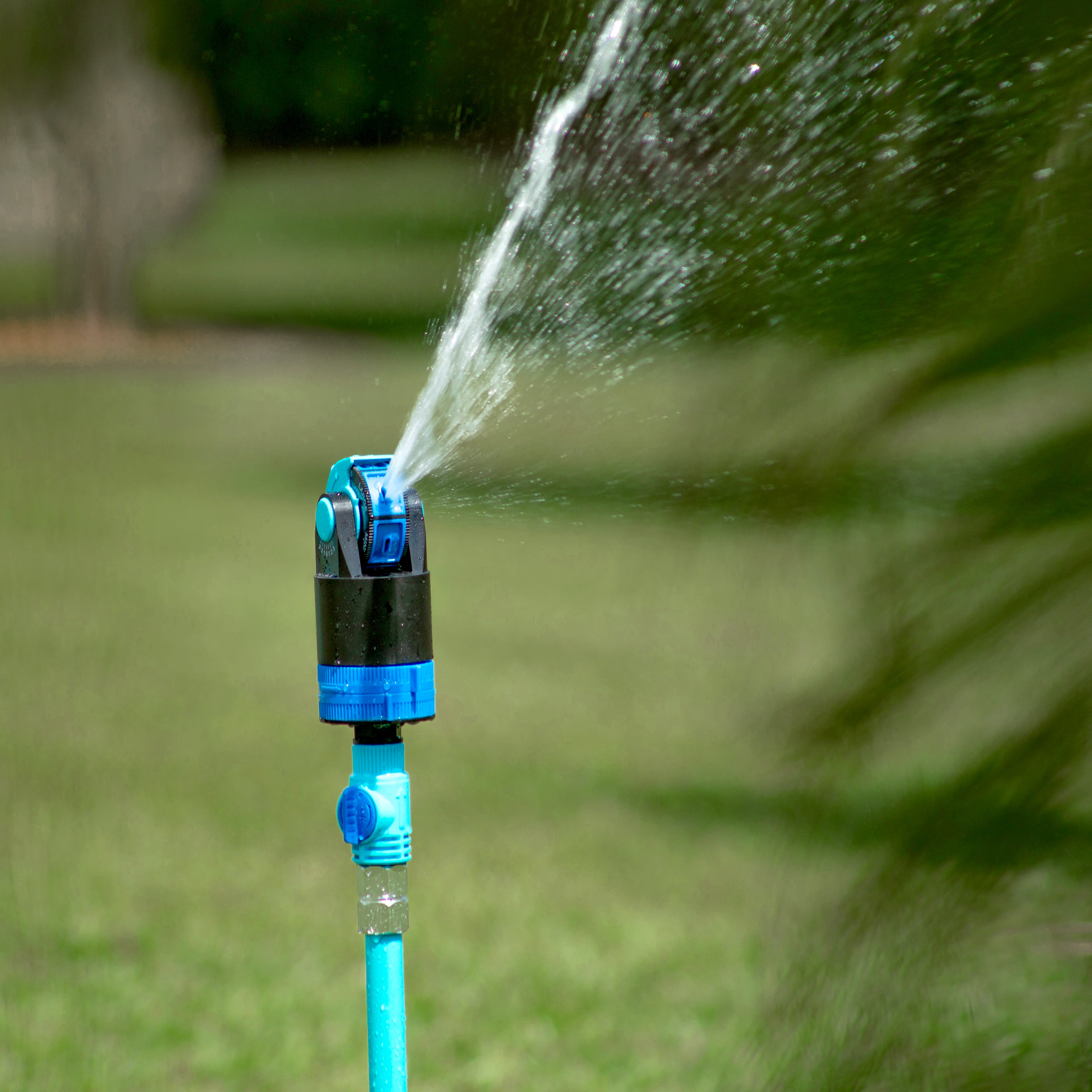 Aqua Joe AJ-6PSTB-MAX HD 360° Telescoping Sprinkler & Mister W/ Metal Tripod Base | 6 Patterns | 4,100 Sq. Ft. Coverage - Image 14