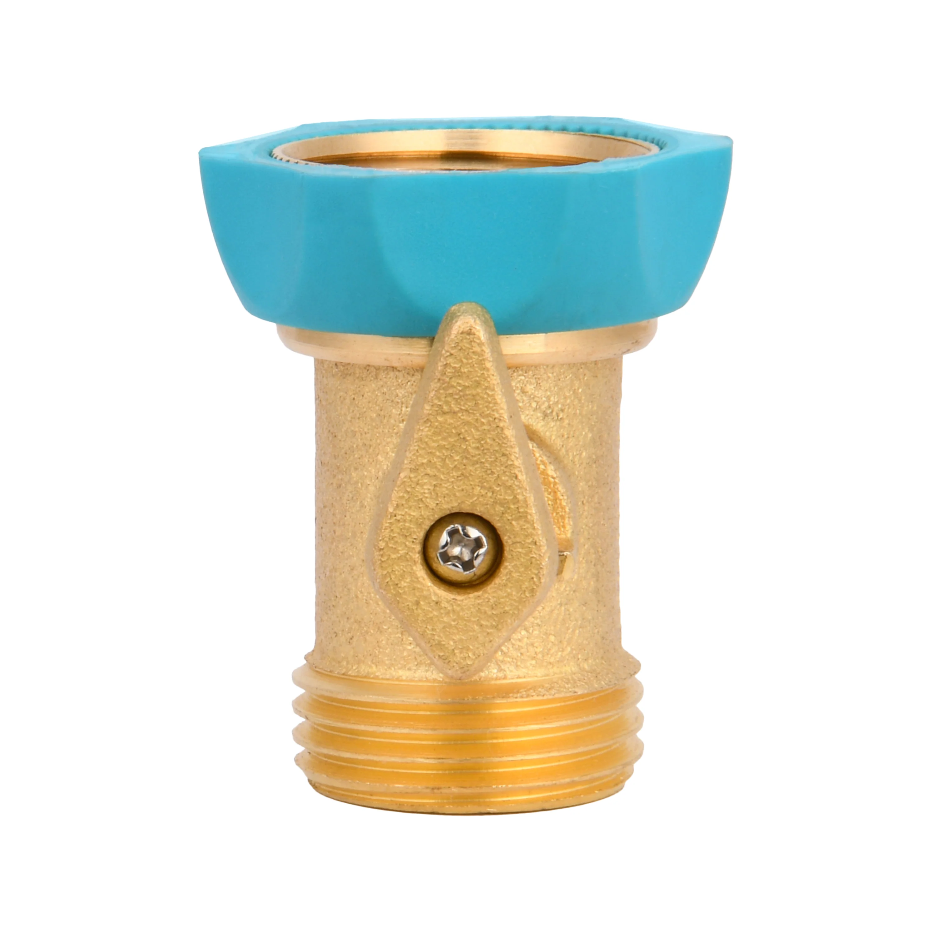 Aqua Joe Indestructible Series Heavy-Duty Hose Shut Off Valve | Brass Construction | 2-Pack - Image 3