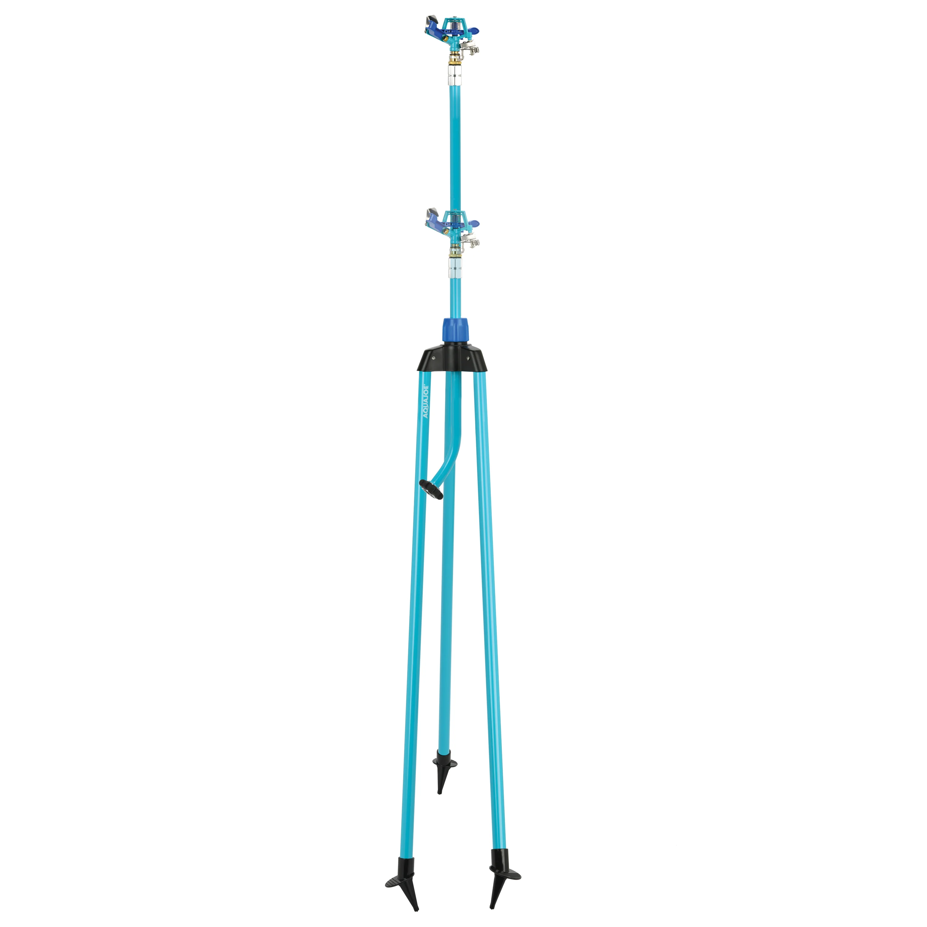 Aqua Joe AJ-IST72ZM Indestructible Zinc Impulse 360° Telescoping Tripod Sprinkler | Customizable Coverage | Extends from 42-72-inches | 1390 sq ft Max Coverage - Image 3