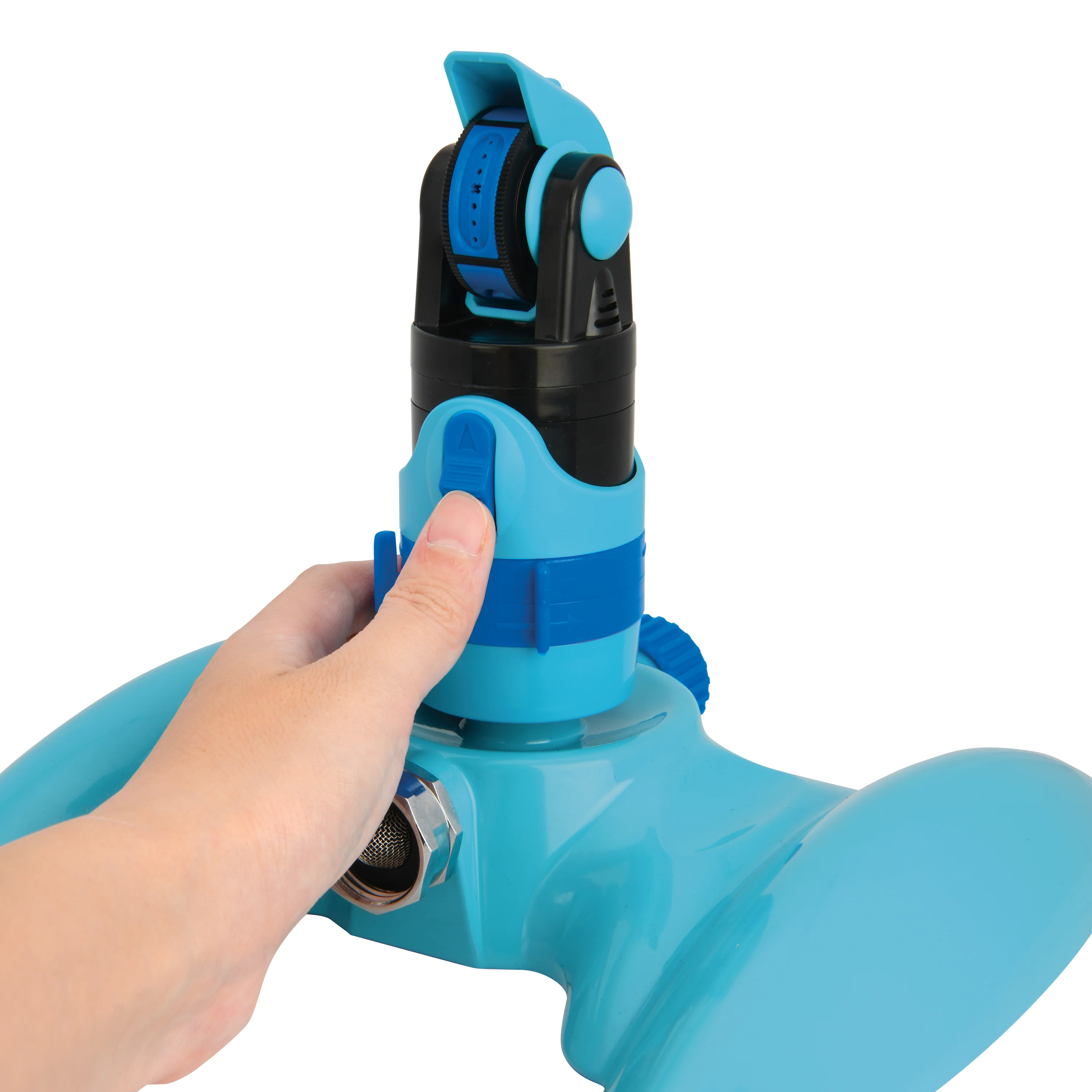 Aqua Joe Turbo Drive 360º Sprinkler | 4 Spray Patterns | Customizable Coverage | 3,740 Sq. Ft. Max Coverage - Image 13