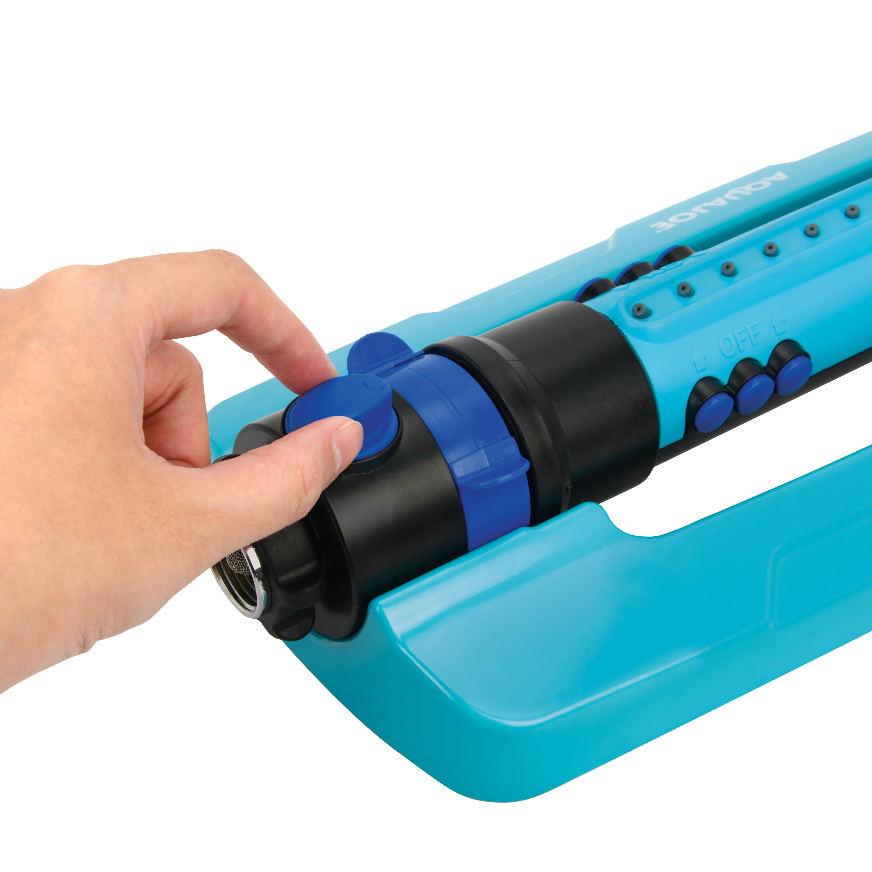 Aqua Joe AJ-OMS18-TRB Indestructible Metal Base Oscillating Sprinkler | Customizable Coverage | 4500 sq ft Max Coverage - Image 7