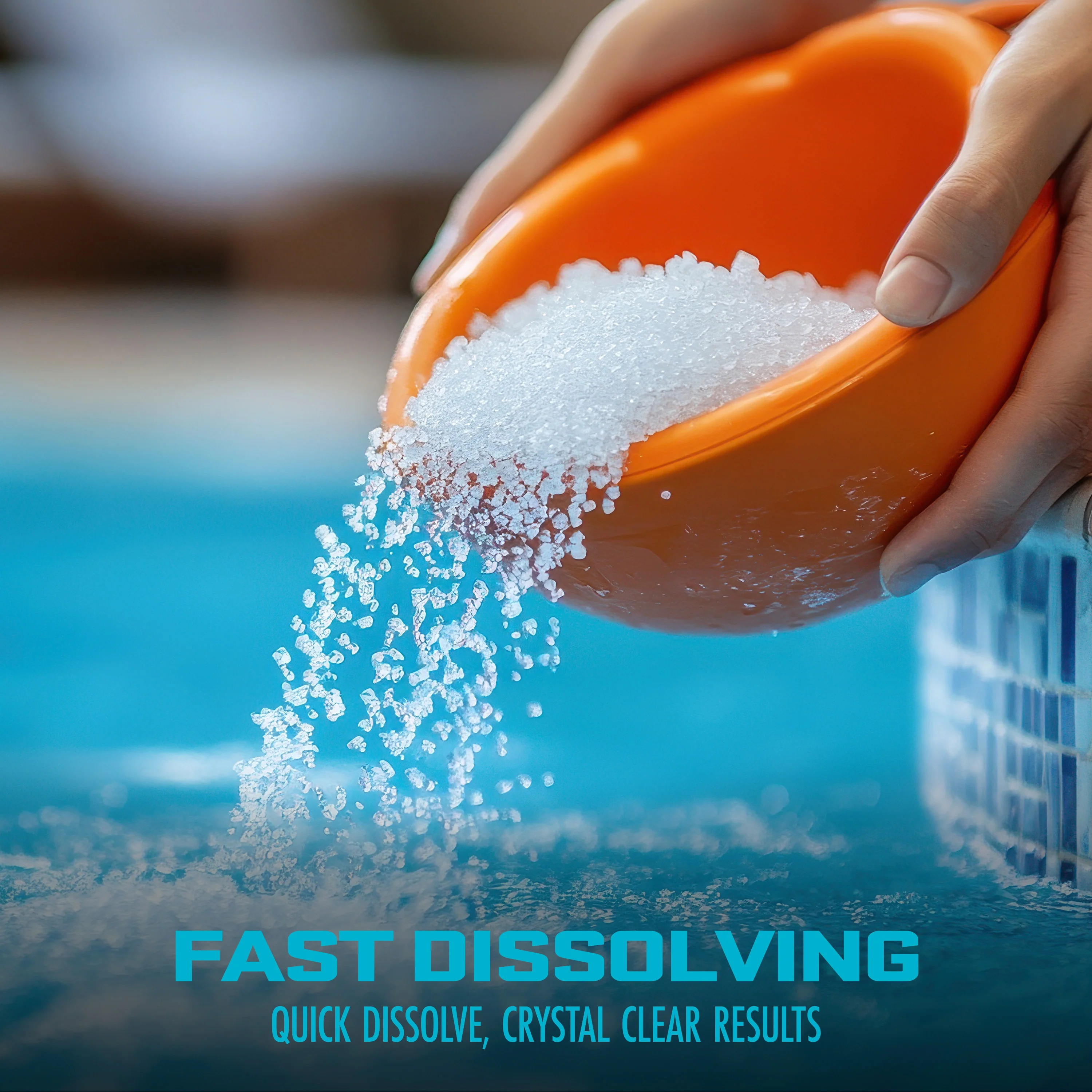 Aqua Joe Pool + Spa Salt | For Chlorine Generators | Fast Dissolving | 40-Lb. Bag - Image 6