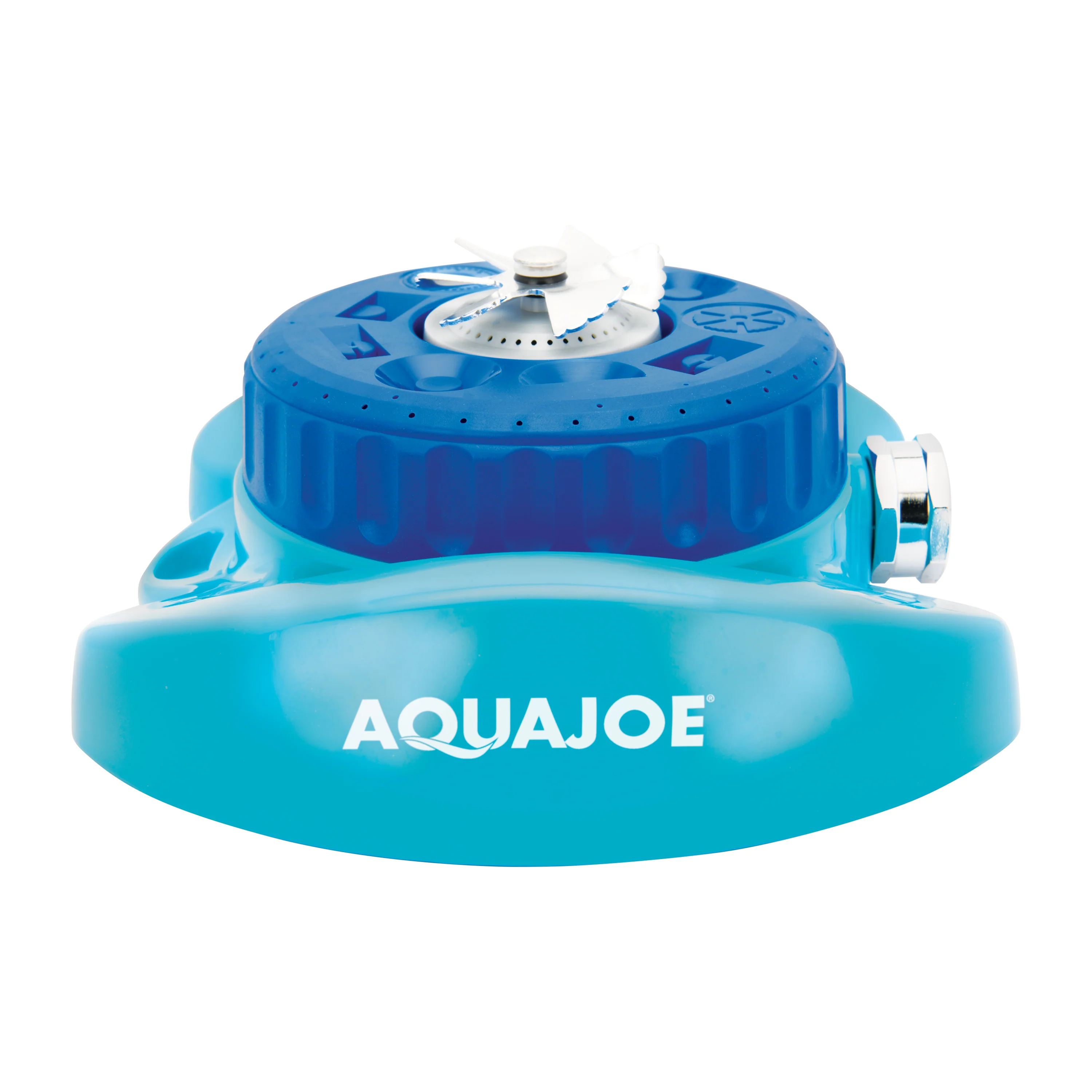 Aqua Joe AJ-TSSBM Indestructible Metal Turret Sprinkler | 9 Spray Patterns | 1,022 Sq. Ft. Max Coverage - Image 5