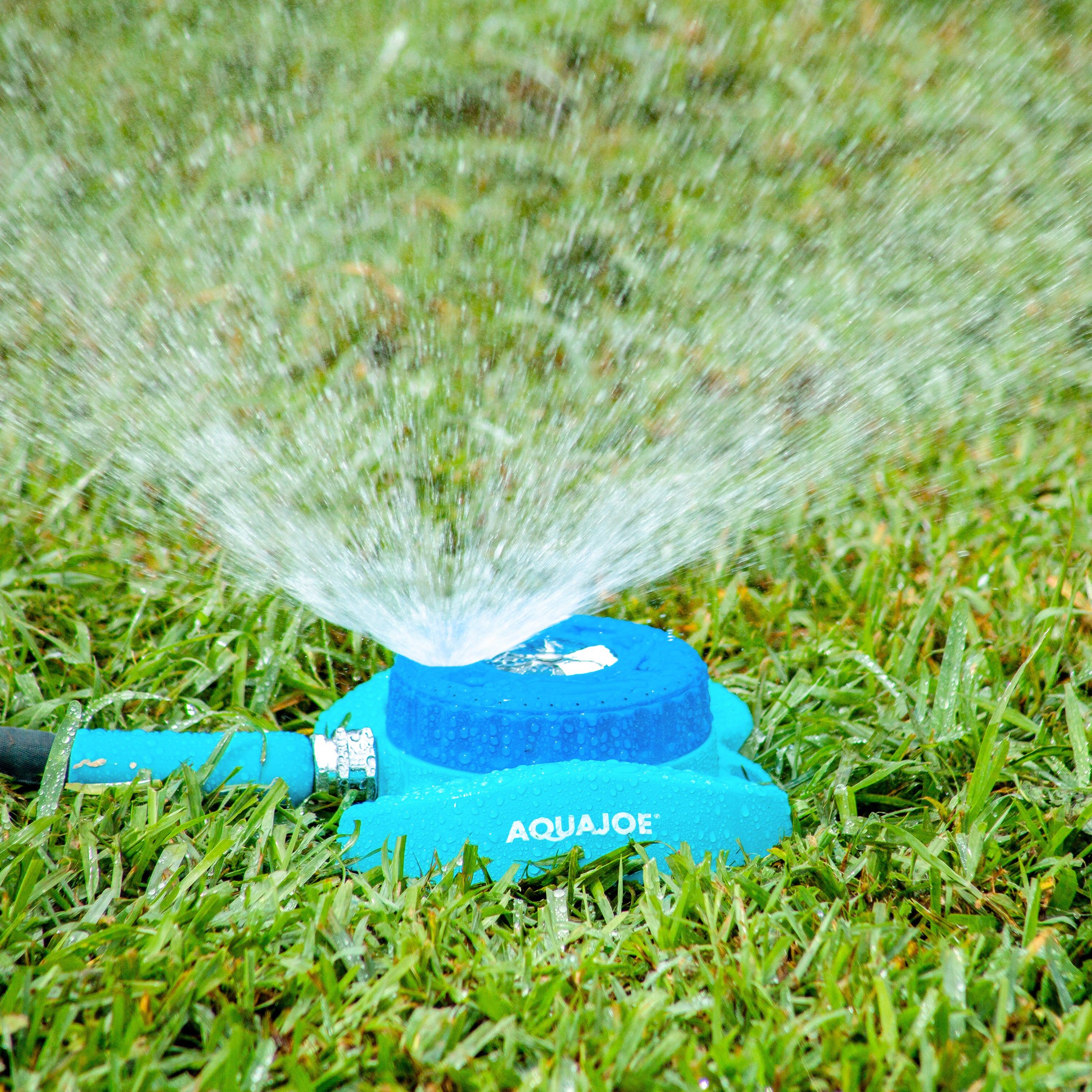 Aqua Joe AJ-TSSBM Indestructible Metal Turret Sprinkler | 9 Spray Patterns | 1,022 Sq. Ft. Max Coverage - Image 7