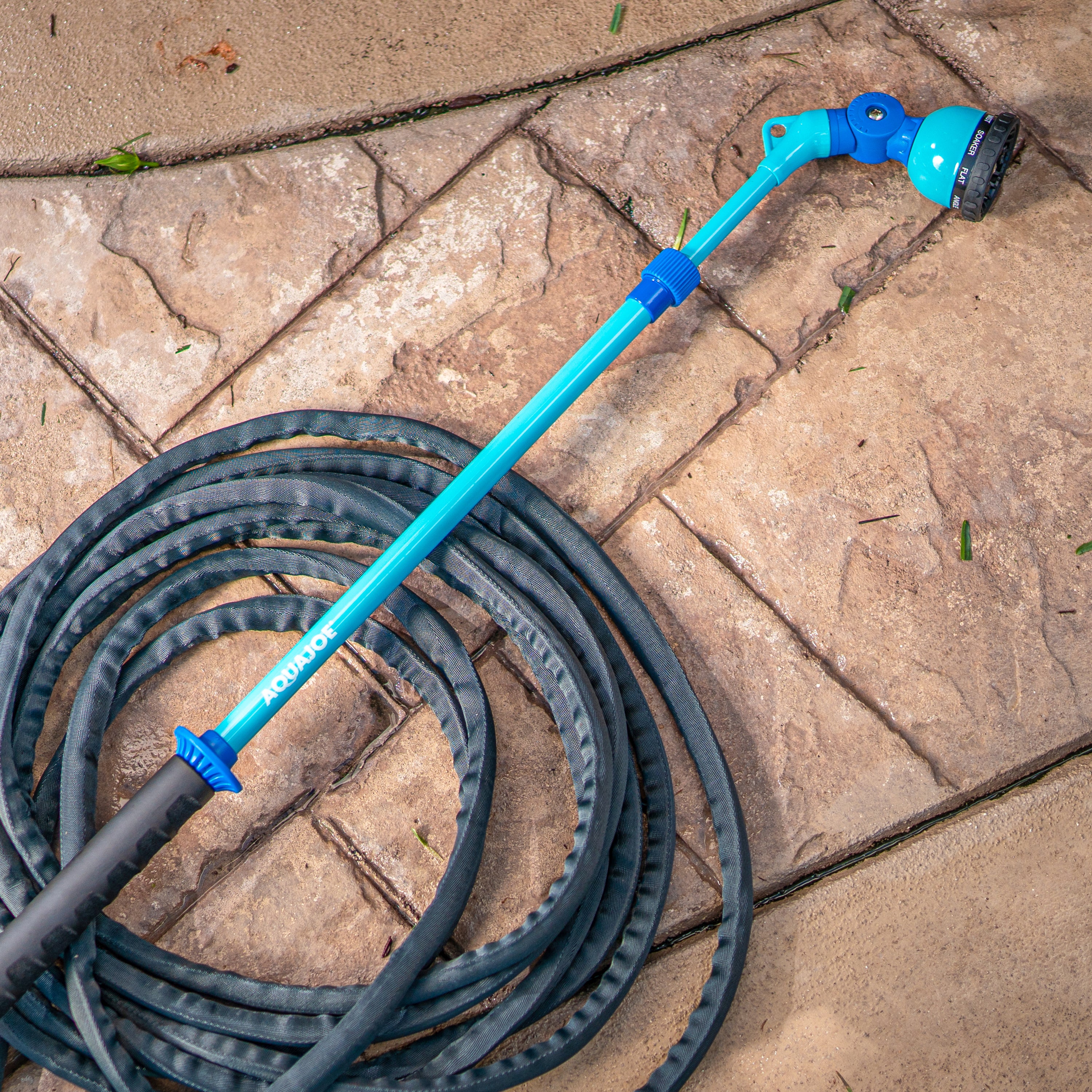 Aqua Joe Telescoping Watering Wand | Extends 36" - 53" | 10 Spray Patterns - Image 6