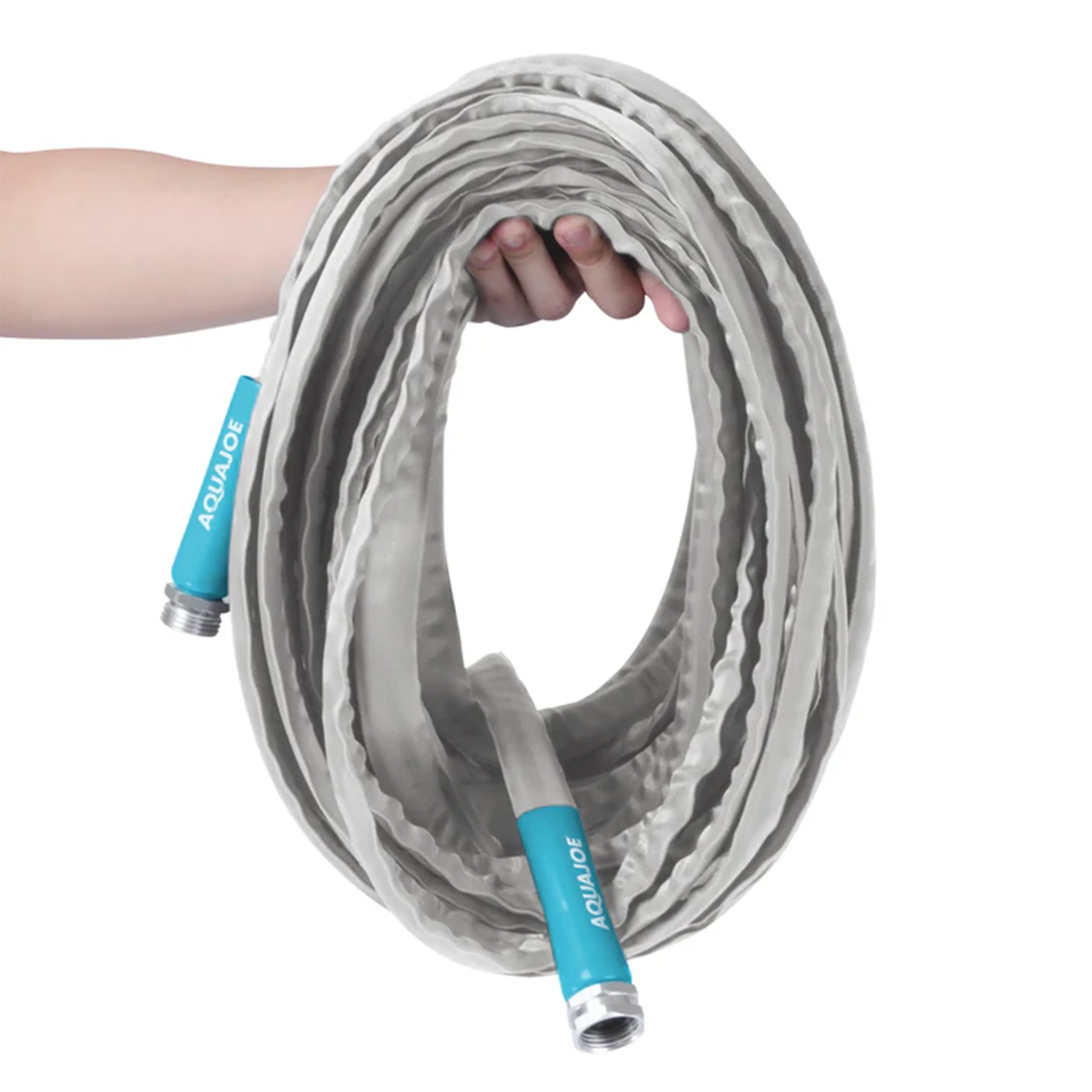 Aqua Joe Xtreme Fiberjacket Garden Hose | 25-Foot | 1/2-Inch | Metal Fittings - Image 9