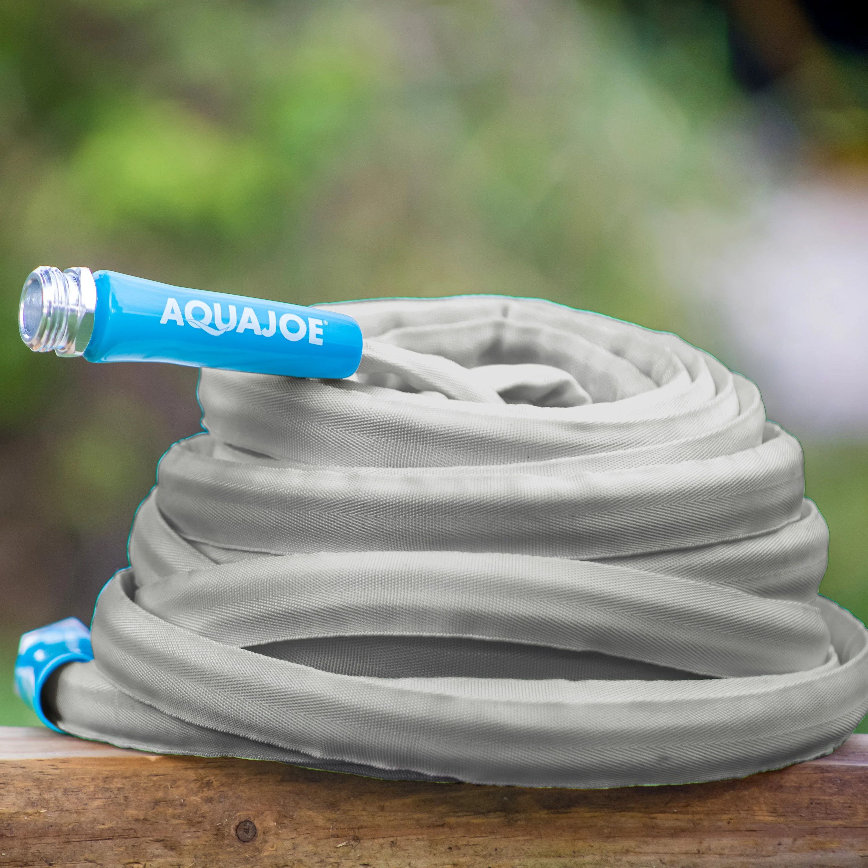 Aqua Joe Xtreme Fiberjacket Garden Hose | 50-Foot | 1/2-Inch Diameter | Metal Fittings - Image 8