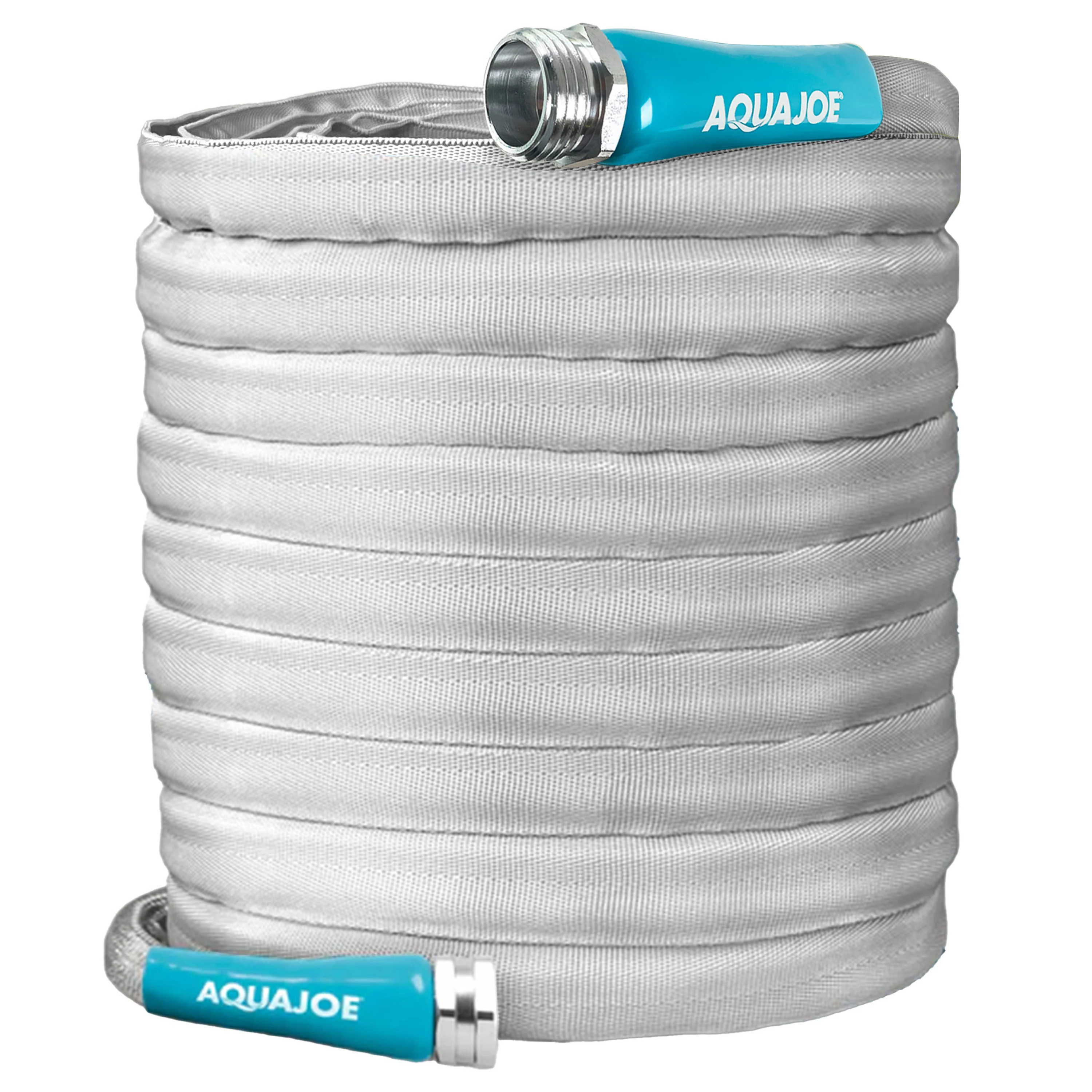 Aqua Joe Xtreme Fiberjacket Garden Hose | 100-Foot | 1/2-Inch Diameter | Metal Fittings - Image 14