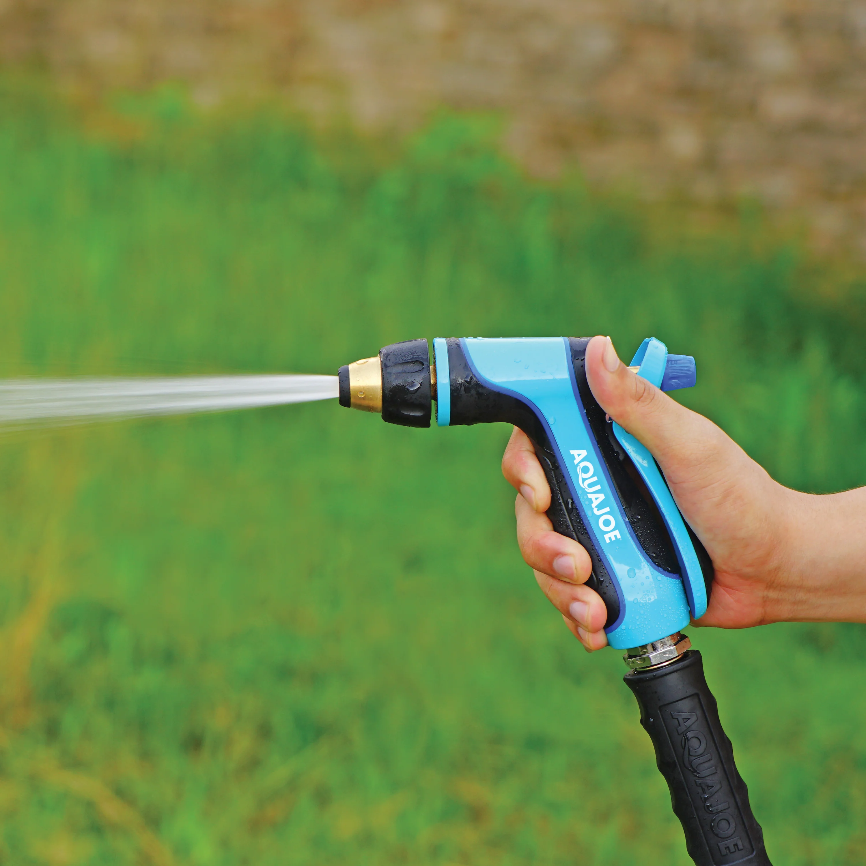 Aqua Joe Indestructible Multi-Function Adjustable Hose Nozzle | Trigger Flow Control | 3 Selectable Settings - Image 6