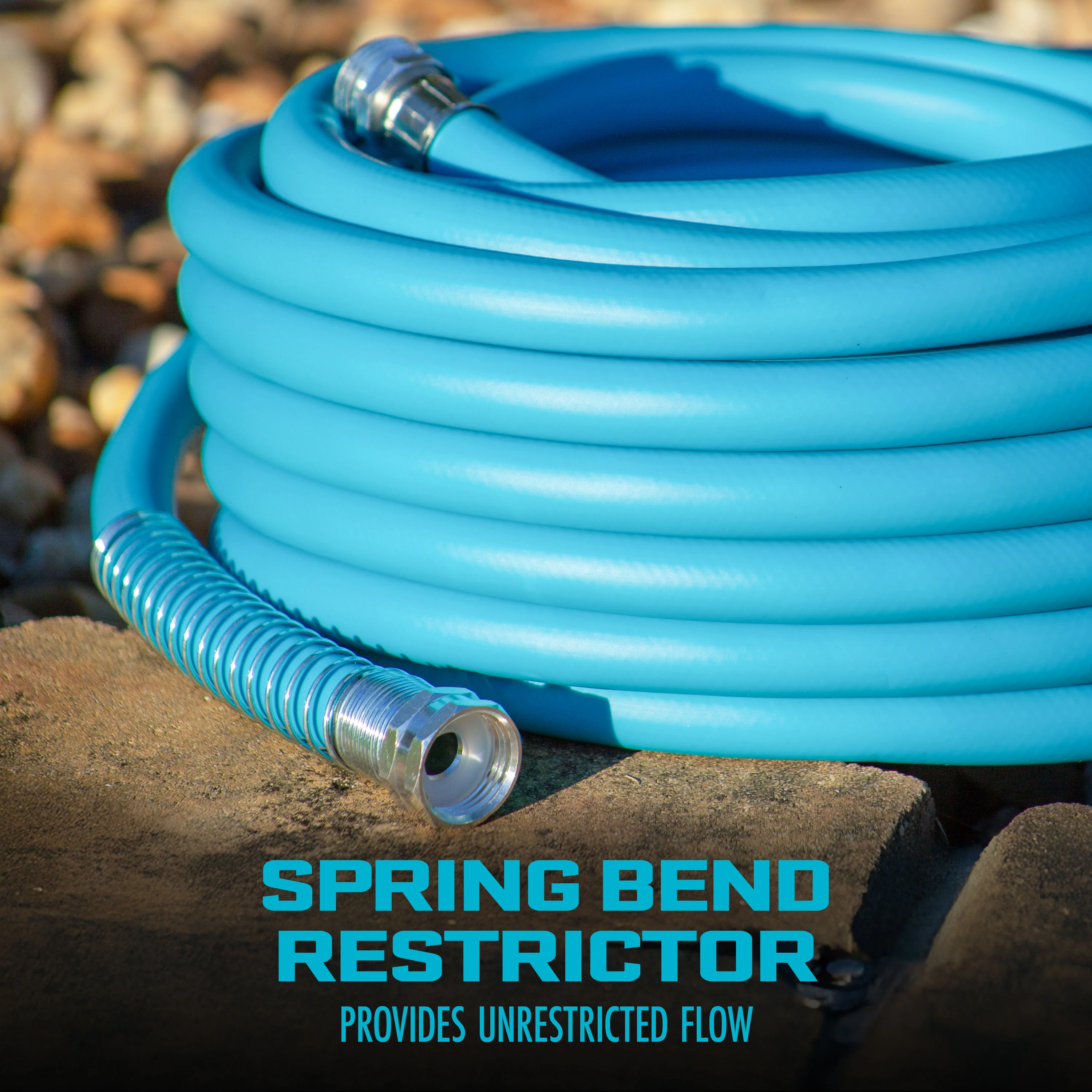 Aqua Joe Hybrid Polymer FLEX Garden Hose | 50-Foot | 5/8-Inch Diameter - Image 5