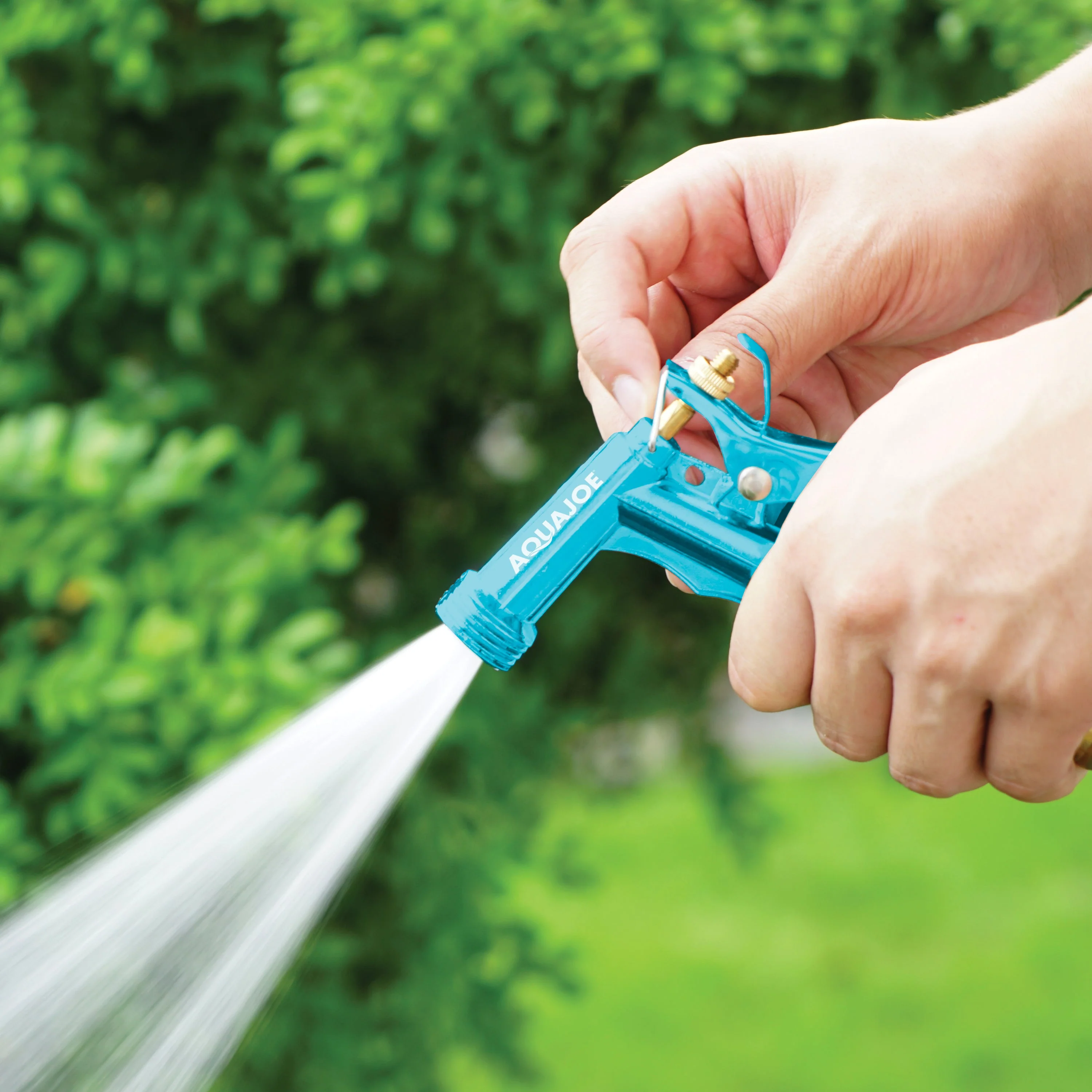 Aqua Joe AJPGN-2PK Full Metal Pistol Grip Hose Nozzle | 2-Pack | 3 Spray Patterns - Image 7