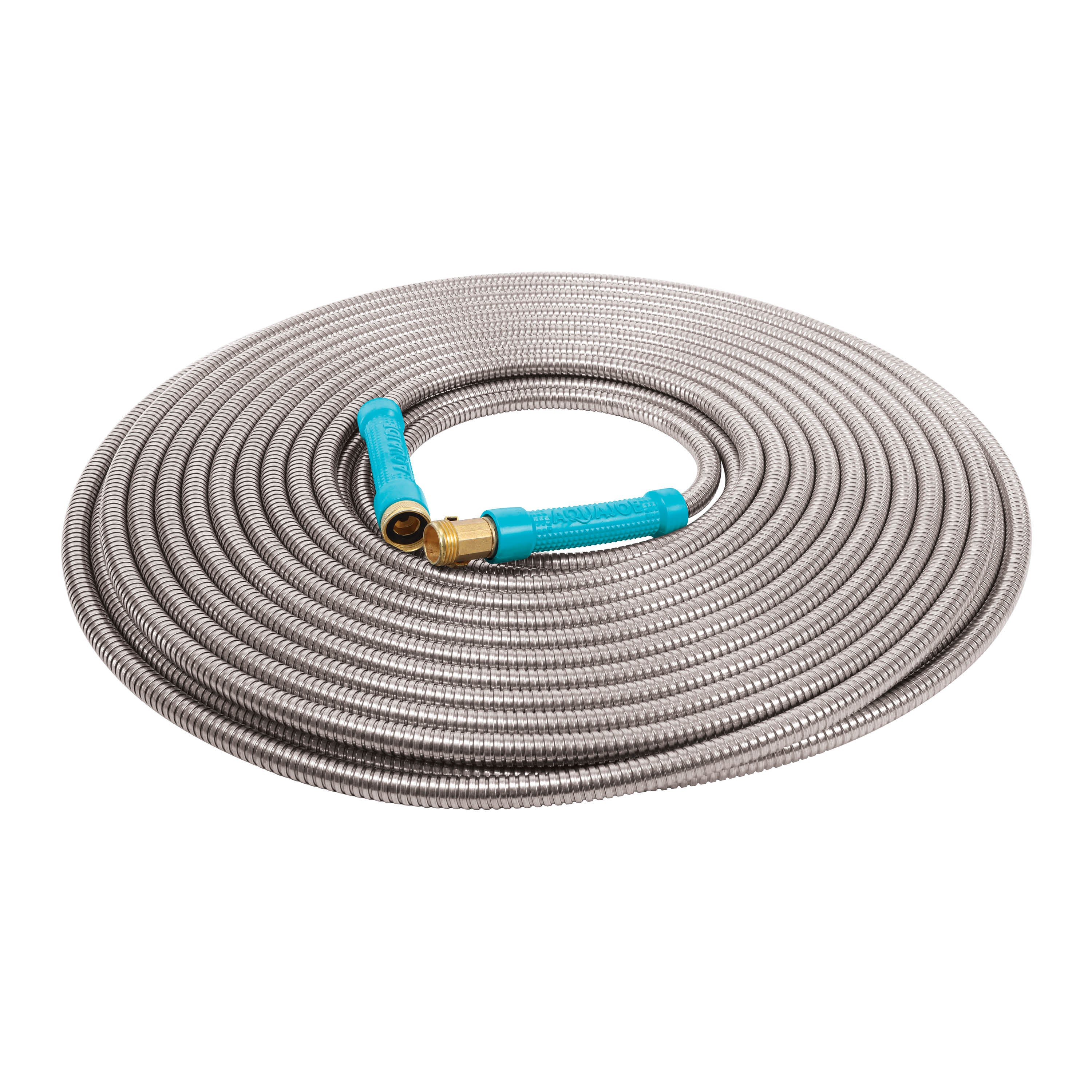 Aqua Joe AJSGH100-MAX Heavy-Duty Puncture Proof Garden Hose | 100-Foot | 1/2-Inch | w/ Brass Fitting & On/Off Valve | Spiral Constructed 304-Stainless Steel Metal - Image 23