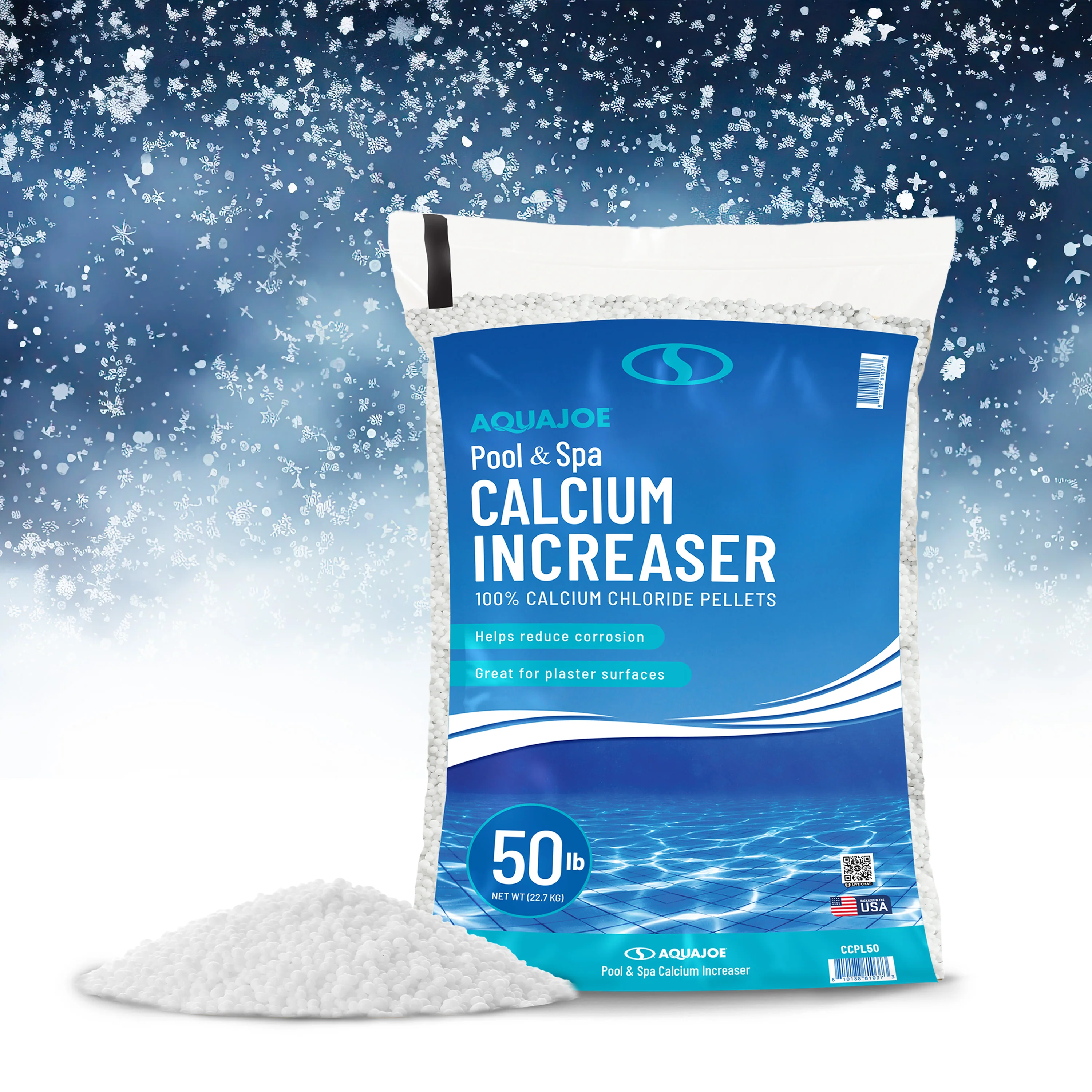 Aqua Joe Pool and Spa Calcium Hardness Increaser | Calcium Chloride Pellets | 50 Lb Bag | Above Ground and Inground Swimming Pools System Accessory for Care, Cleaning, and Maintenance (CAN BE USED FOR ICE MELT) - Image 10