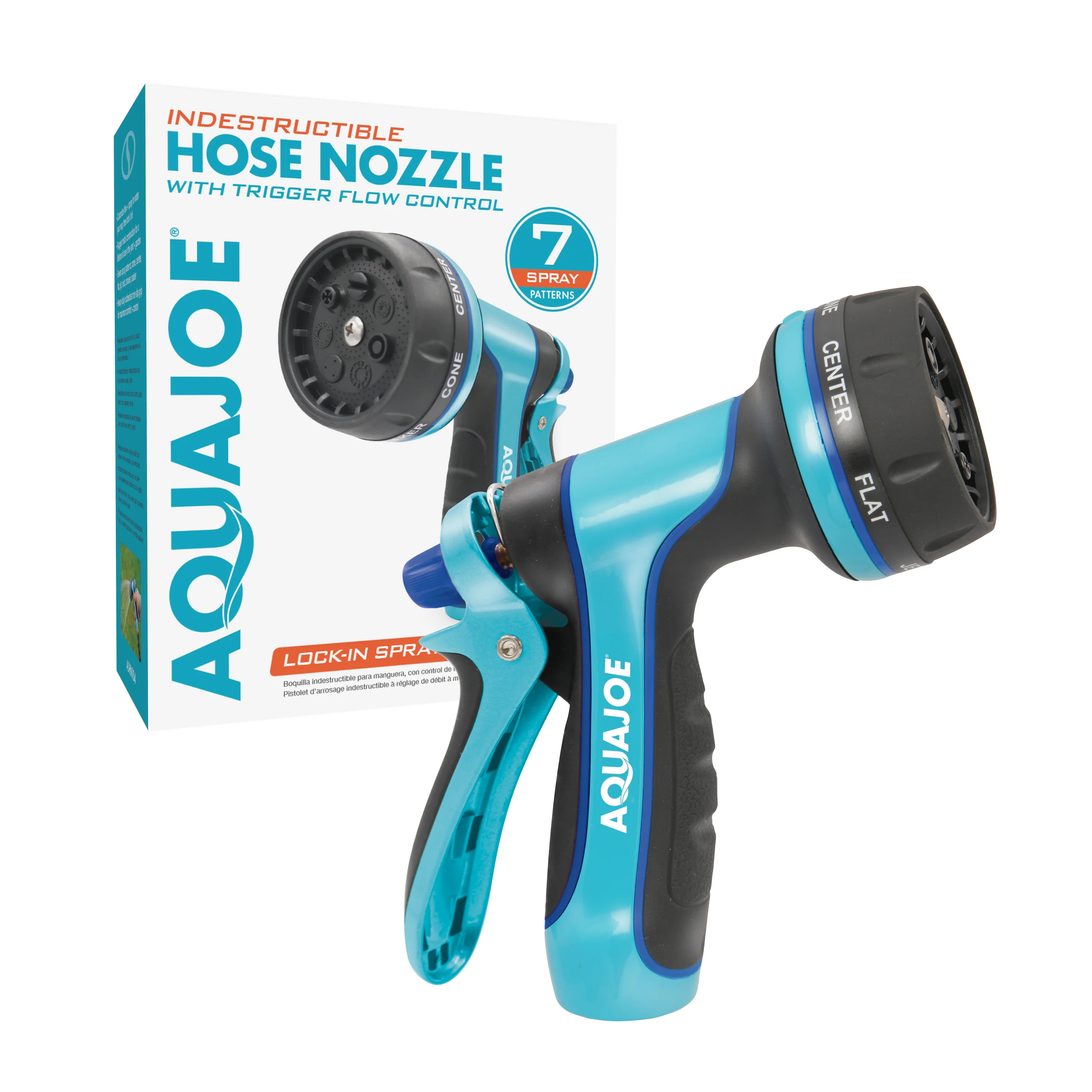 Aqua Joe Complete Aqua Joe Bundle | Turbo Drive Sprinkler + Heavy Duty Nozzle + Hybrid Polymer Hose - Image 3