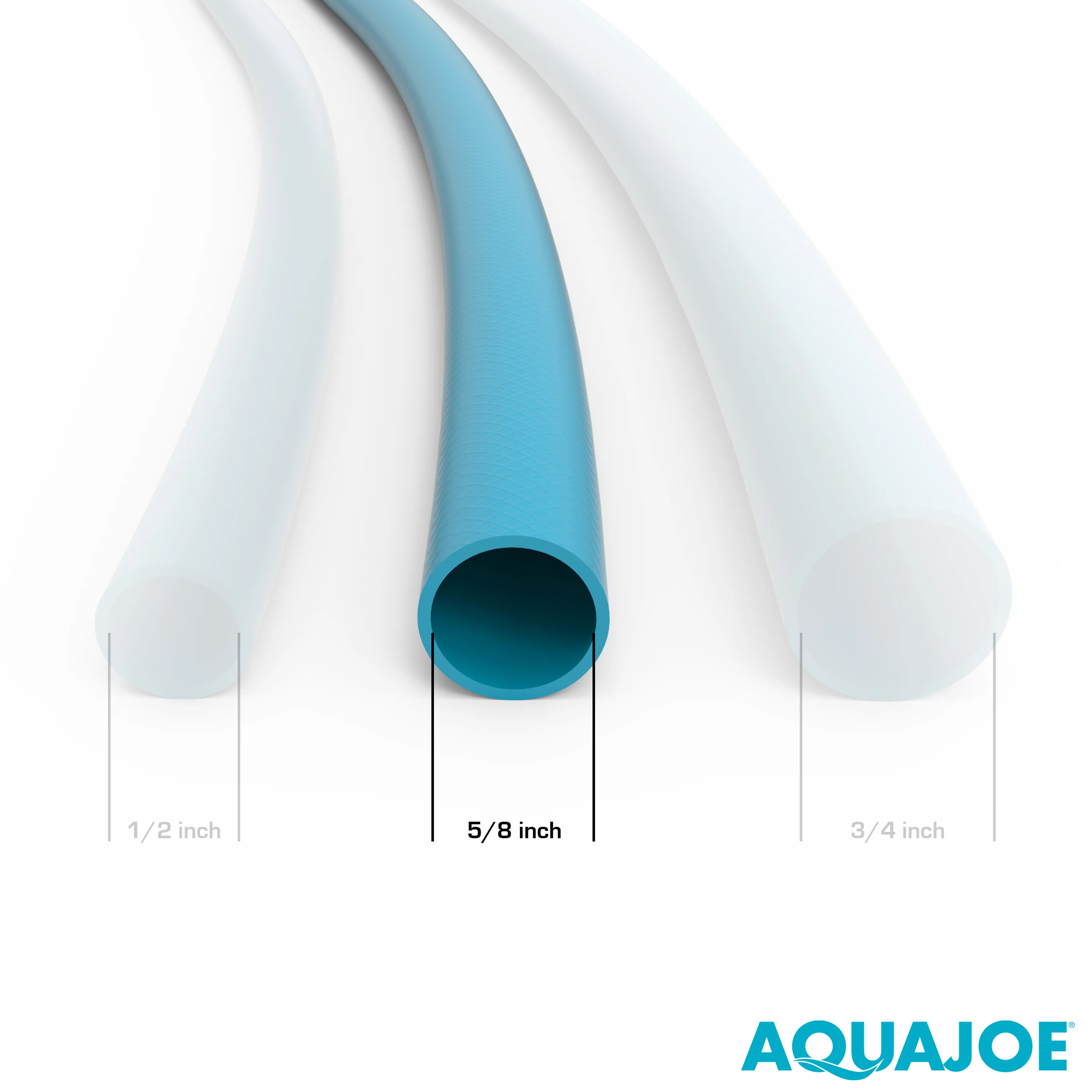 Aqua Joe Fiberjacket Brass Hose Nozzle Bundle | Includes 100-Foot Fiberjacket Hose and Brass Nozzles - Image 10