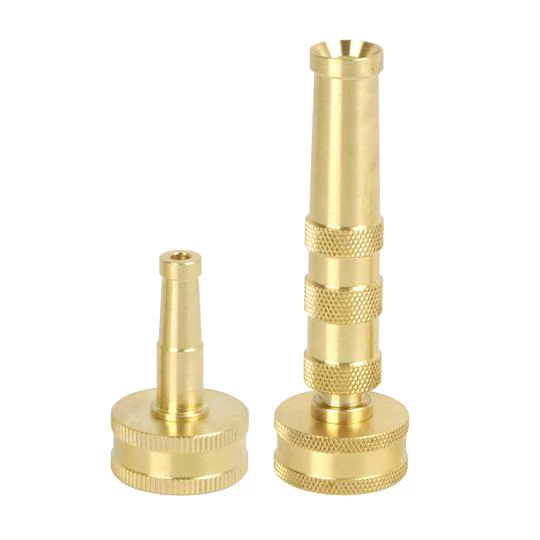 Aqua Joe Fiberjacket Brass Hose Nozzle Bundle | Includes 100-Foot Fiberjacket Hose and Brass Nozzles - Image 9