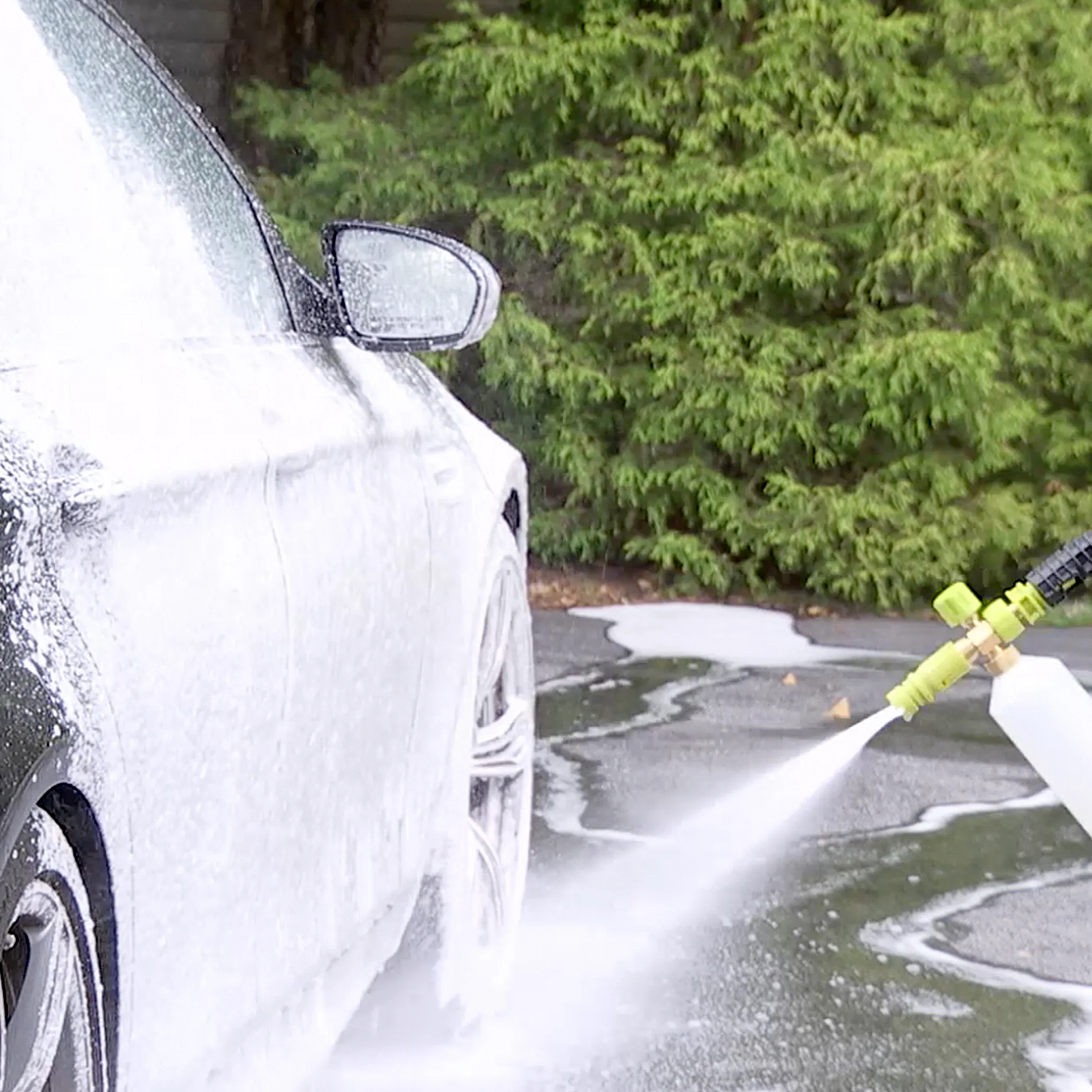 Aqua Joe Hose Powered Foamer Cannon Car Wash Kit | Includes Hose Powered Foam Cannon, 50-Foot PRO Hose, and Auto Foam Car Wash Soap - Image 19