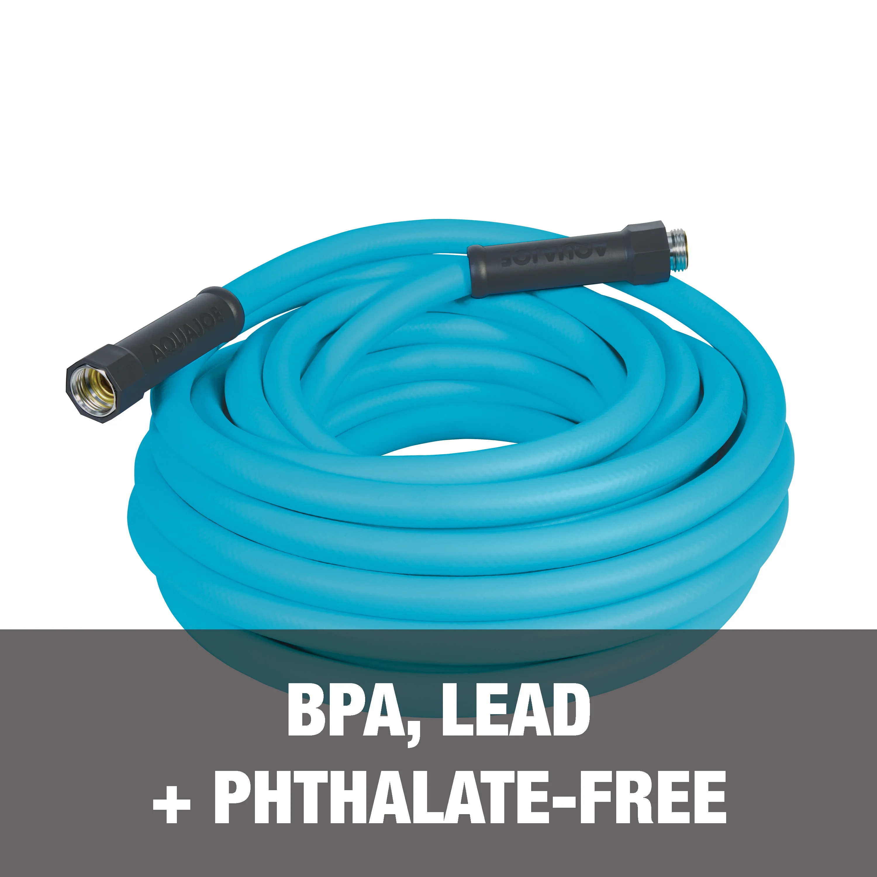 Aqua Joe Hose Stand Bundle | 50ft Hybrid Polymer Garden Hose + Stand W/ Lead-in Bundle - Image 9
