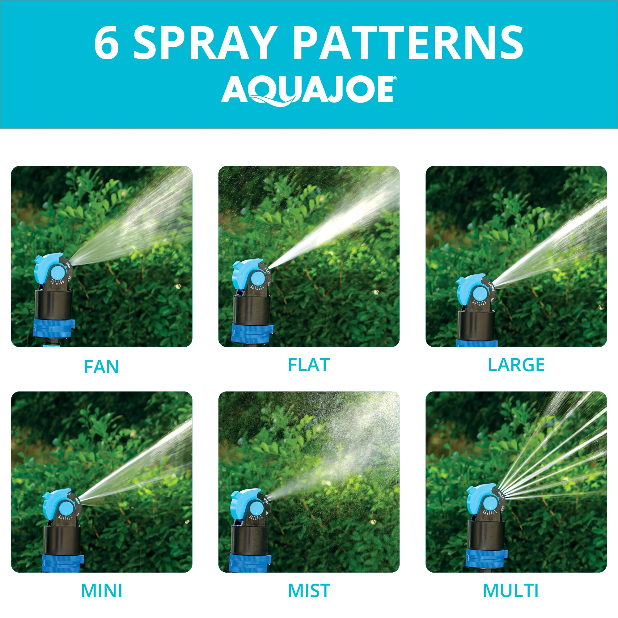 Aqua Joe Indestructible Watering Bundle | Includes Heavy Duty Stainless Steel Hose, Indestructible Multi-Function Nozzle, and Indestructible Tripod Sprinkler - Image 21