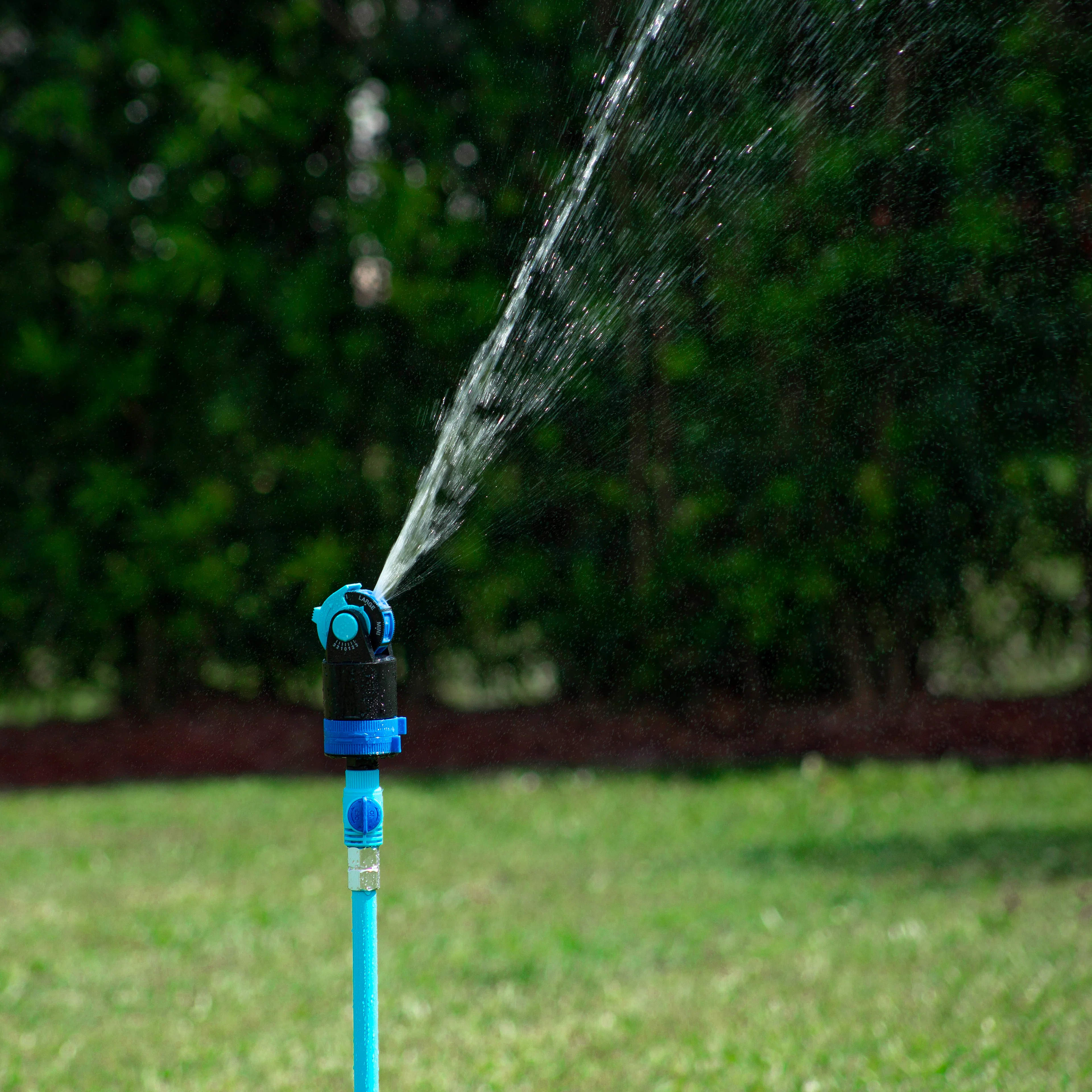 Aqua Joe Indestructible Watering Bundle | Includes Heavy Duty Stainless Steel Hose, Indestructible Multi-Function Nozzle, and Indestructible Tripod Sprinkler - Image 23