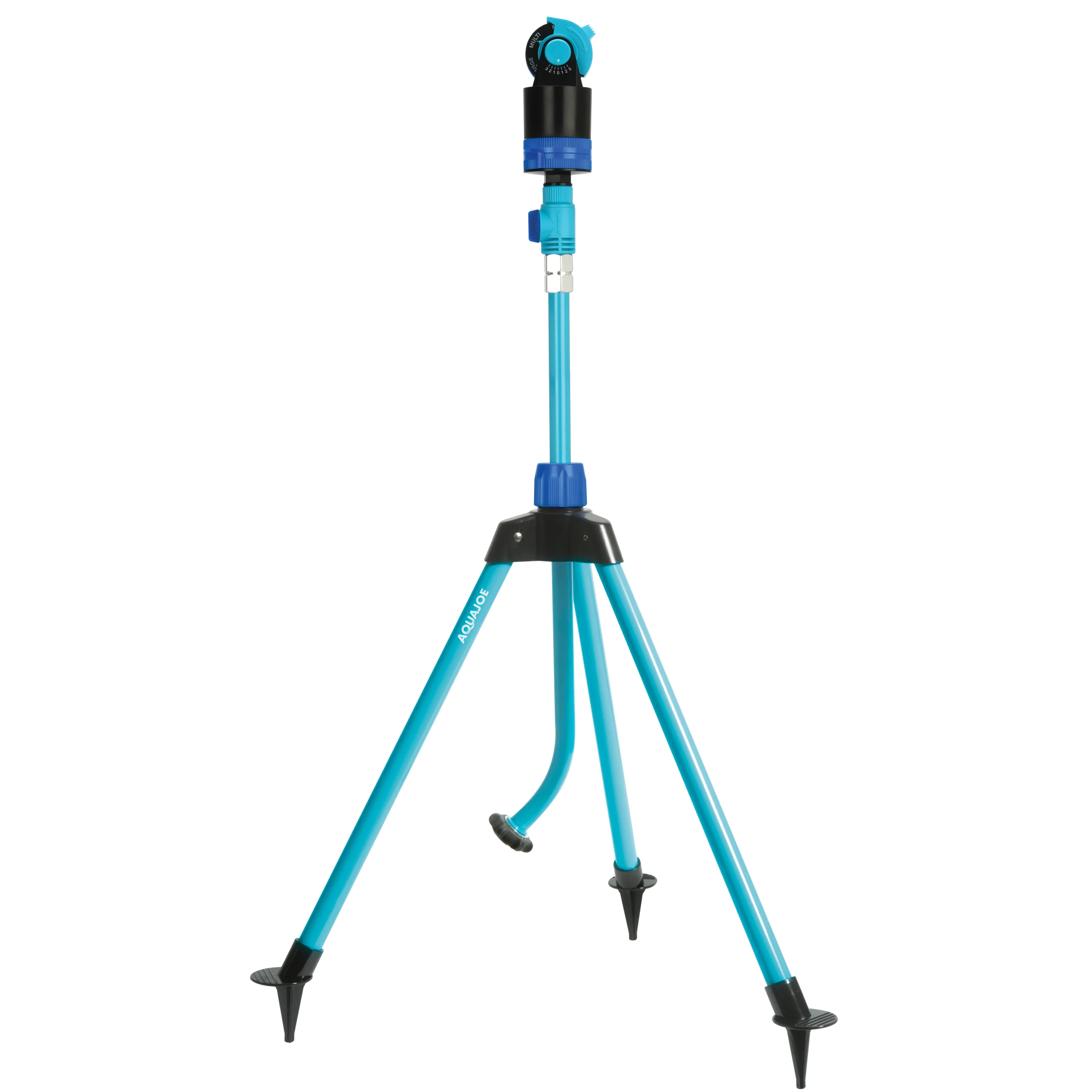Aqua Joe Indestructible Watering Bundle | Includes Heavy Duty Stainless Steel Hose, Indestructible Multi-Function Nozzle, and Indestructible Tripod Sprinkler - Image 4