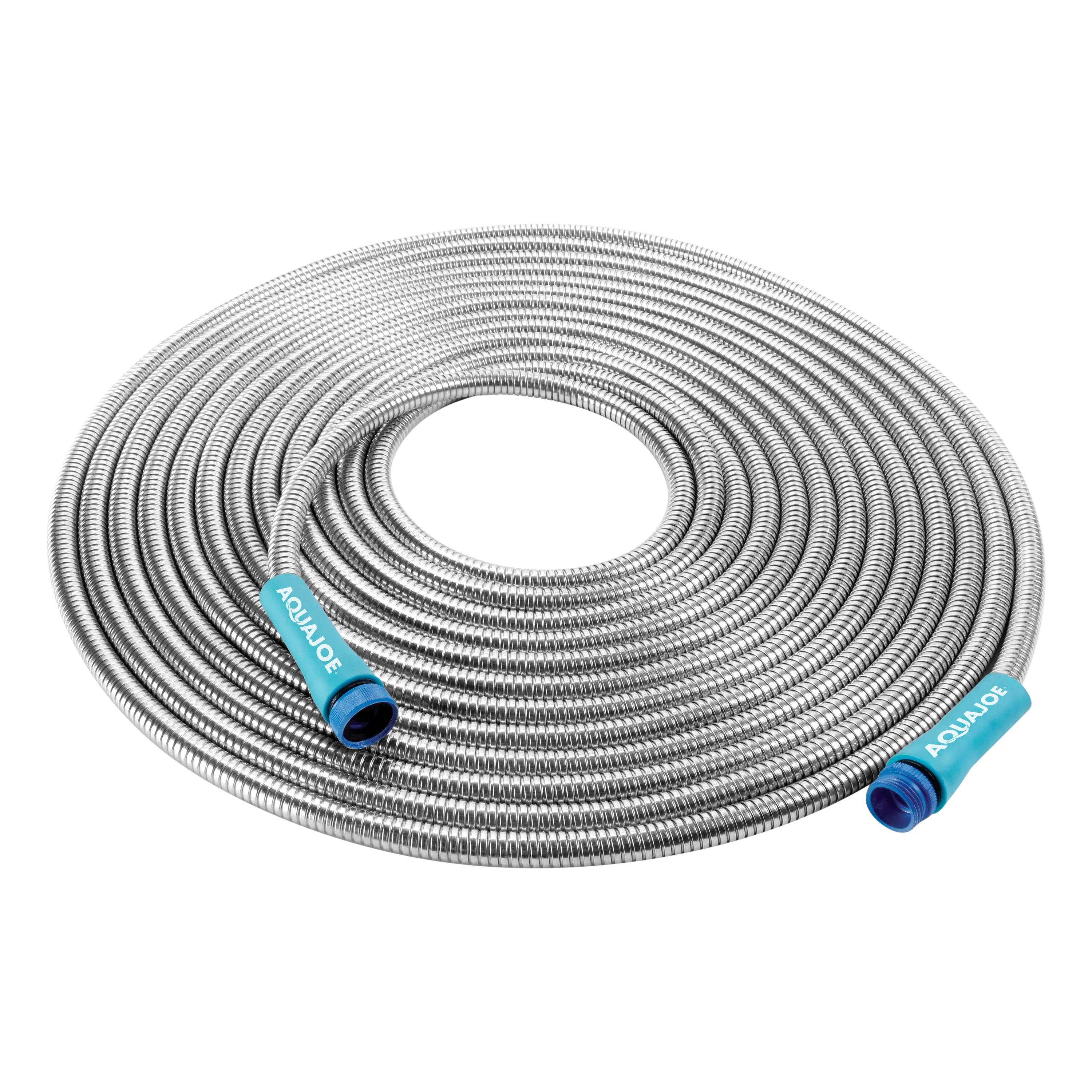 Aqua Joe Indestructible Watering Bundle | Includes Heavy Duty Stainless Steel Hose, Indestructible Multi-Function Nozzle, and Indestructible Tripod Sprinkler - Image 6