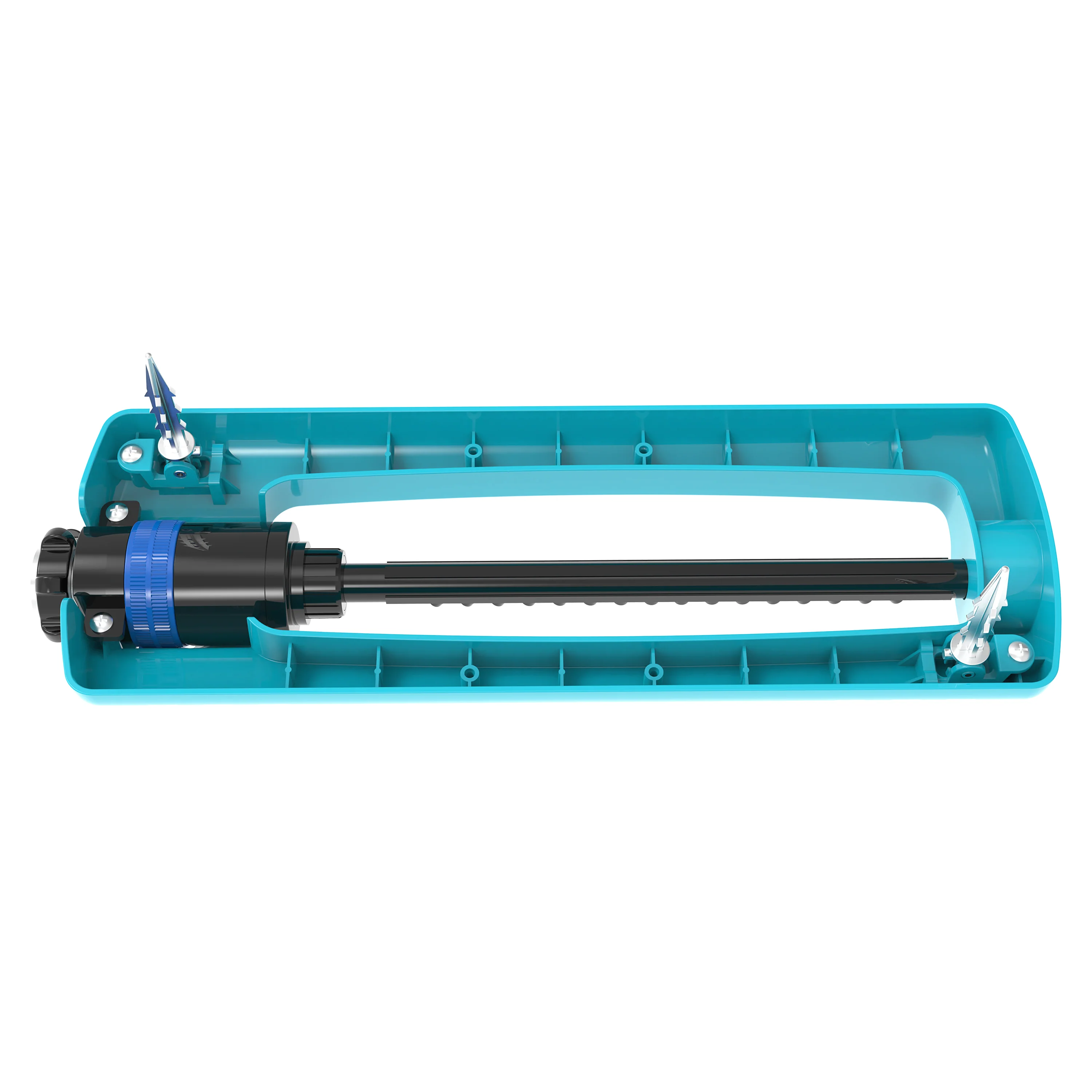 Aqua Joe Oscillating Sprinkler With Metal Ground Spike | Adjustable Spray Position | 3,400 Sq. Ft. Max Coverage - Image 10