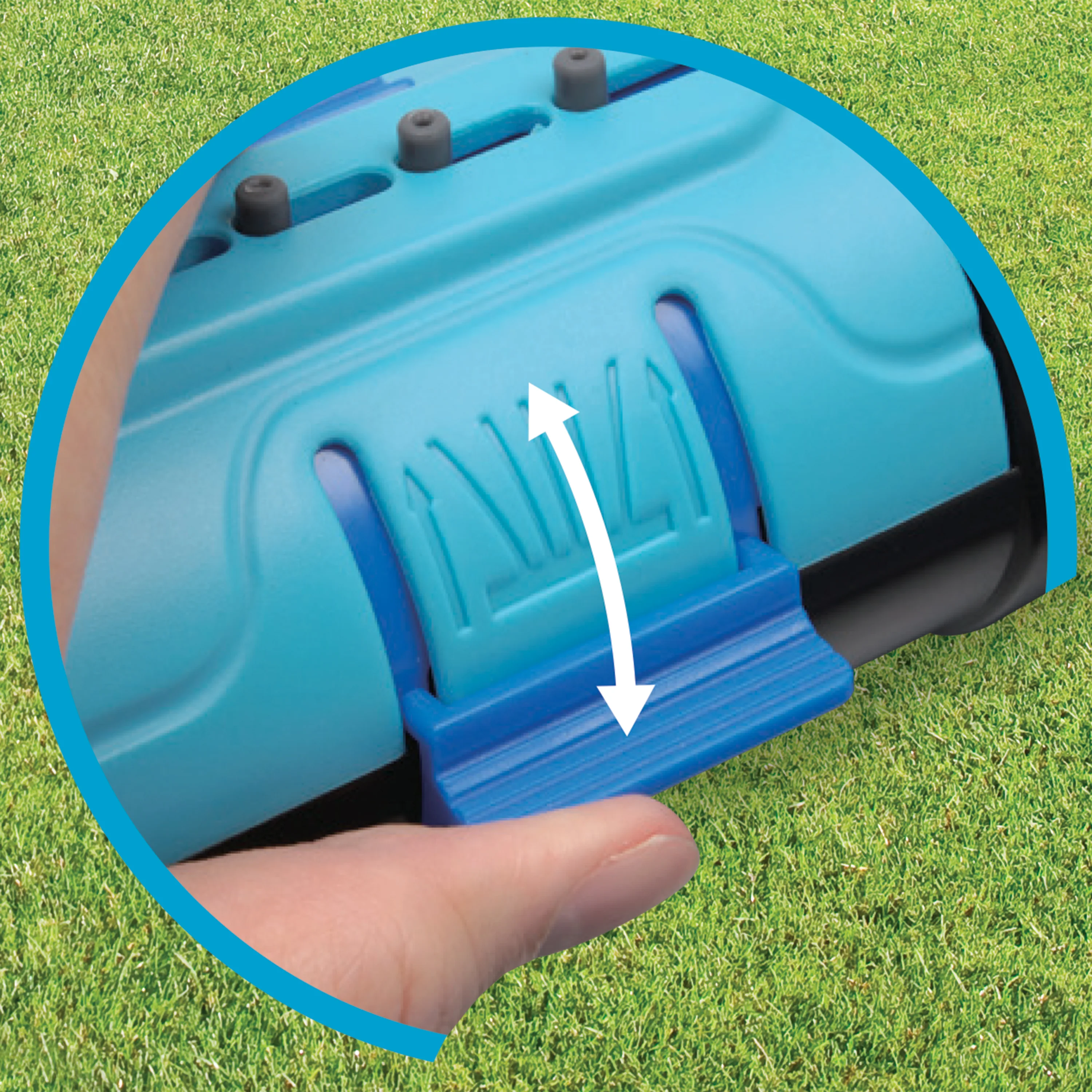 Aqua Joe SJI-TLS20 Turbo Oscillating Lawn Sprinkler | Clog-Resistant Nozzles | Customizable Spray Patterns | 5000 sq ft Max Coverage - Image 6