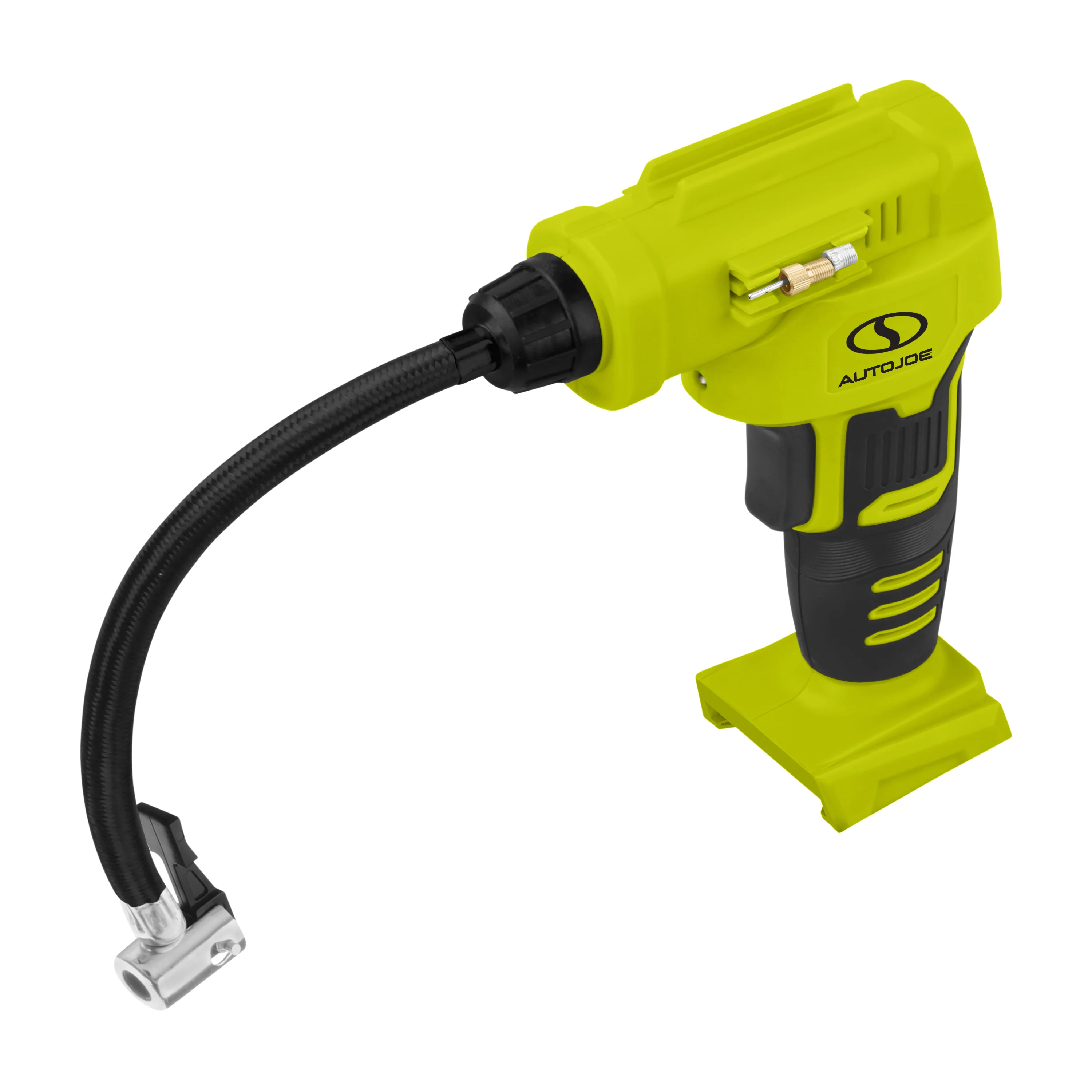 Auto Joe 24-Volt IONMAX Cordless Portable Air Compressor | Nozzle Adapters | Storage Bag | Tool Only - Image 2