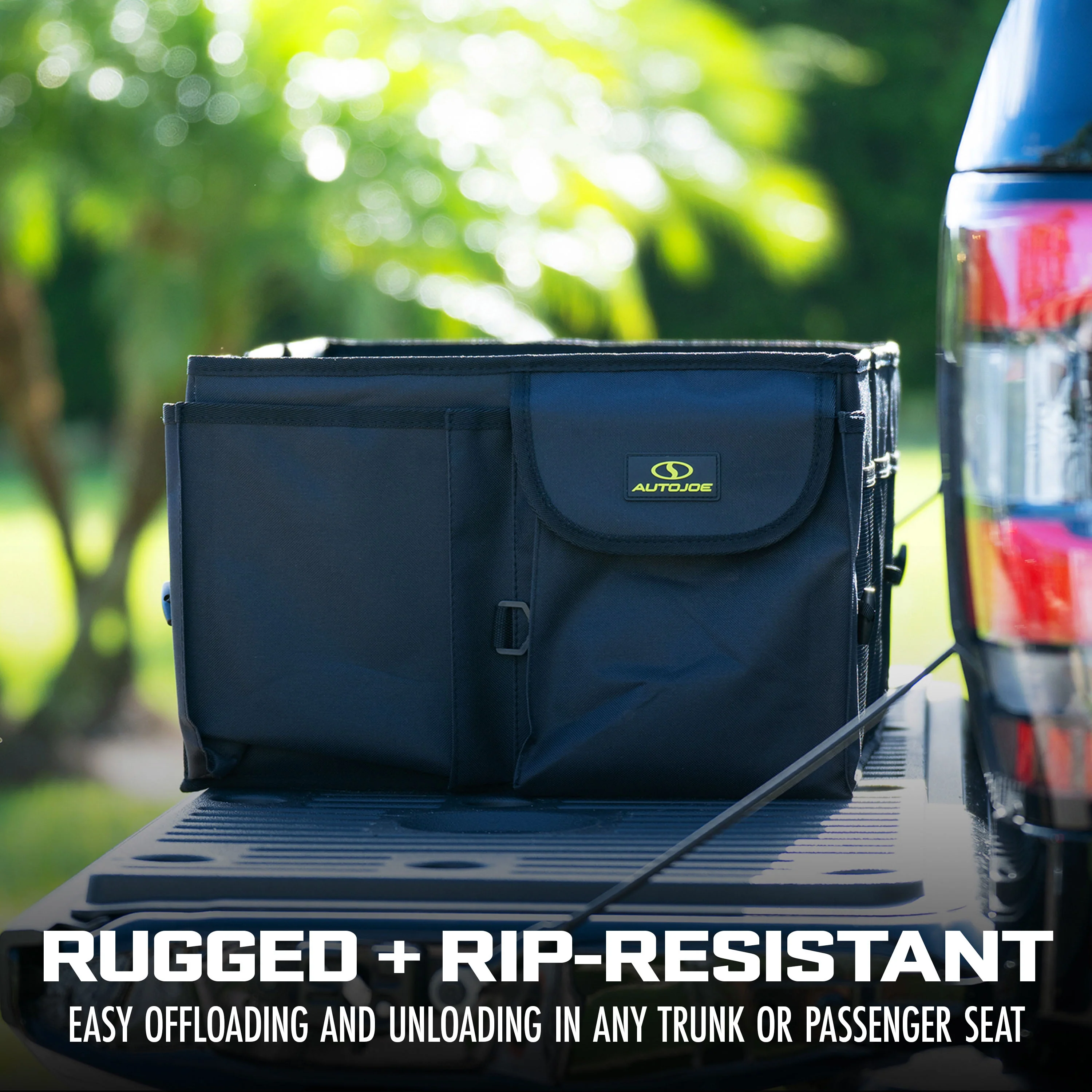 Auto Joe 24V Cordless Air Compressor + Car Organizer Combo | W/ 2.0-Ah Battery + Charger - Image 9
