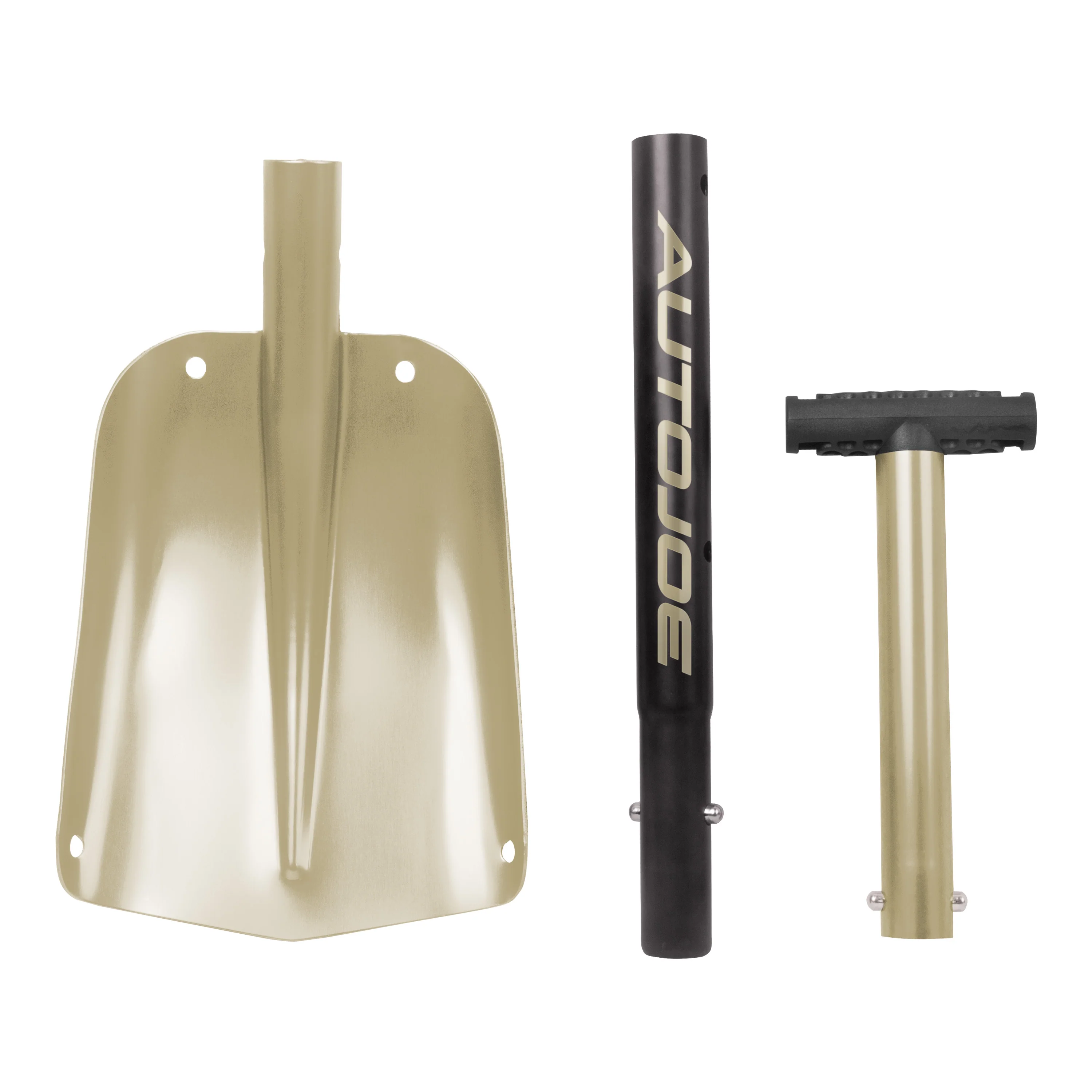 Auto Joe ATJ401M-GLD Compact Utility Shovel | 32-Inch | Aluminum | 3-Piece Smart Lock (Gold) - Image 3