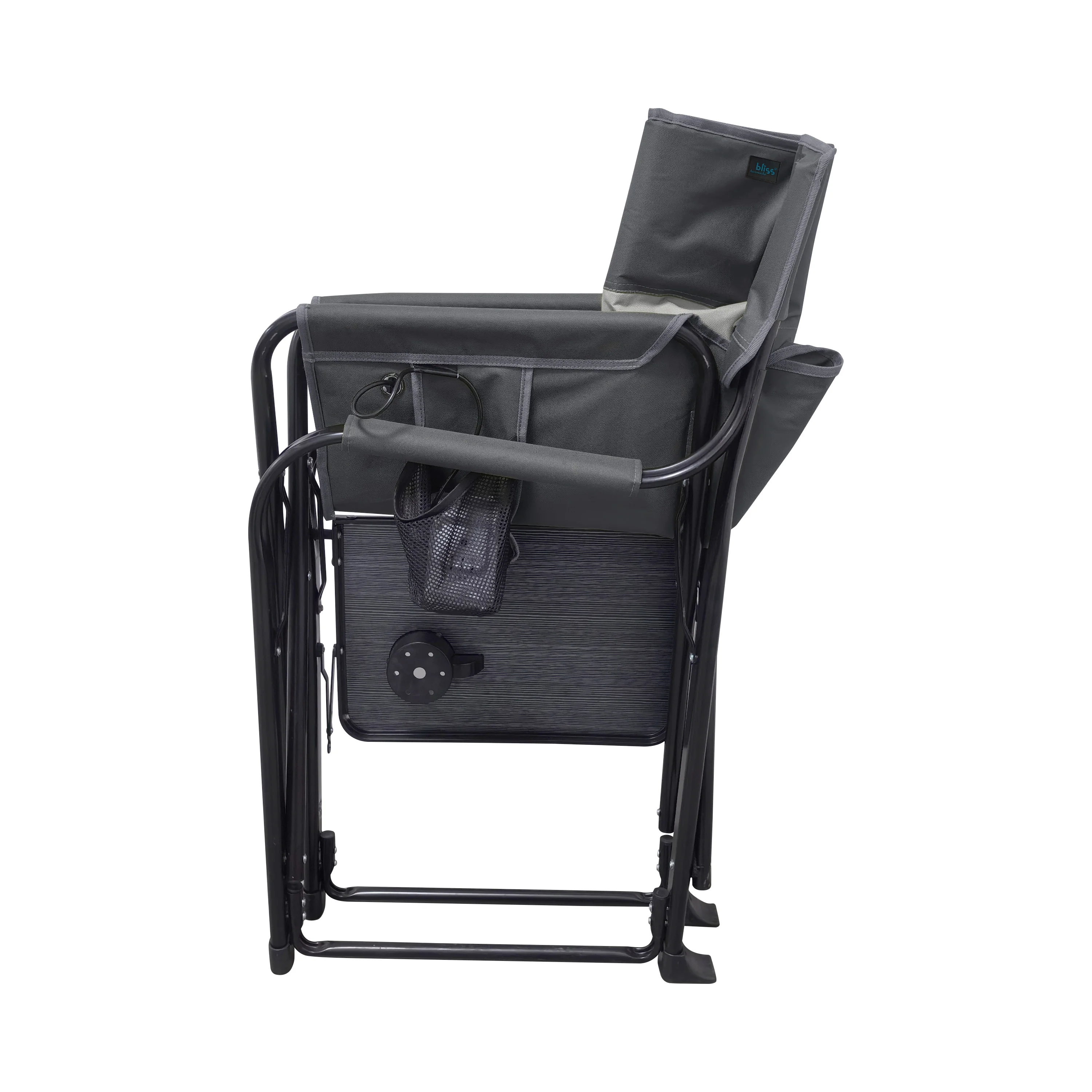 Bliss Hammocks 24-Volt Heated Directors Seat | 21-in Wide | 3 Temp Settings | 2.0-Ah Battery + Charger (Gray) - Image 10