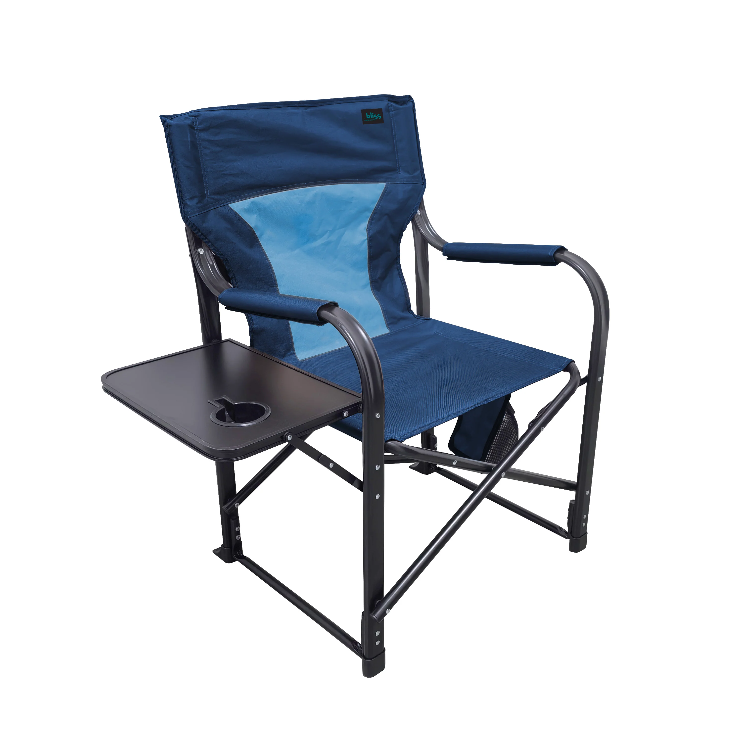 Bliss Hammocks 24V Heated Directors Seat | 21-in Wide | 3 Temp Settings | 2.0-Ah Battery + Charger (Blue) - Image 9