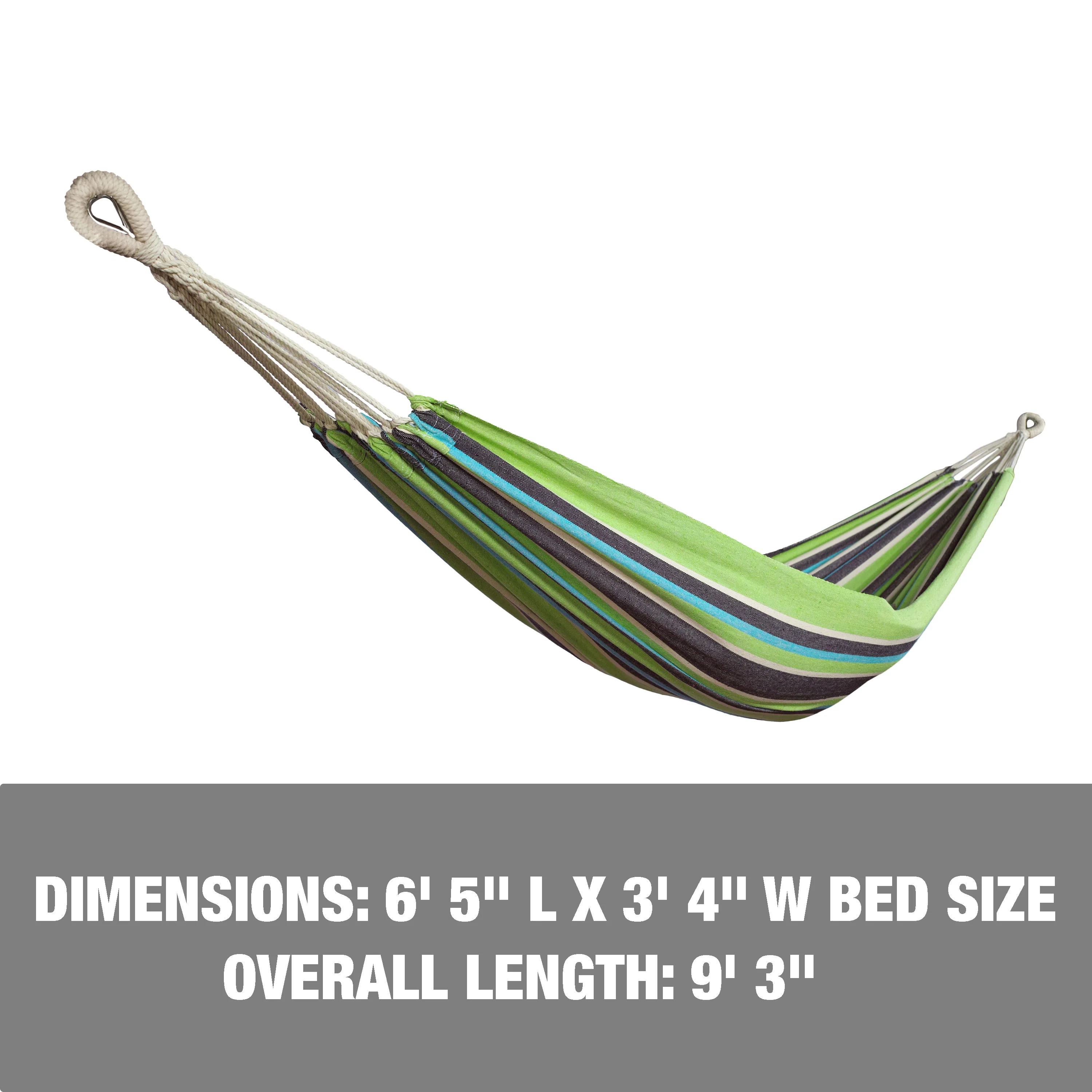 Bliss Hammocks BH-400-CC Hammock in a Bag W/ Rope loops & Hanging Hardware | 40-in. Wide | 220 Lb. Capacity (Country Club) - Image 4