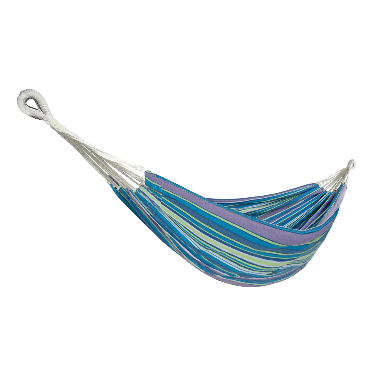 Bliss Hammocks BH-401-MB Double Hammock in a Bag W/ Rope loops & Hanging Hardware | 60-in. Wide | 265 Lb. Capacity (Malibu)