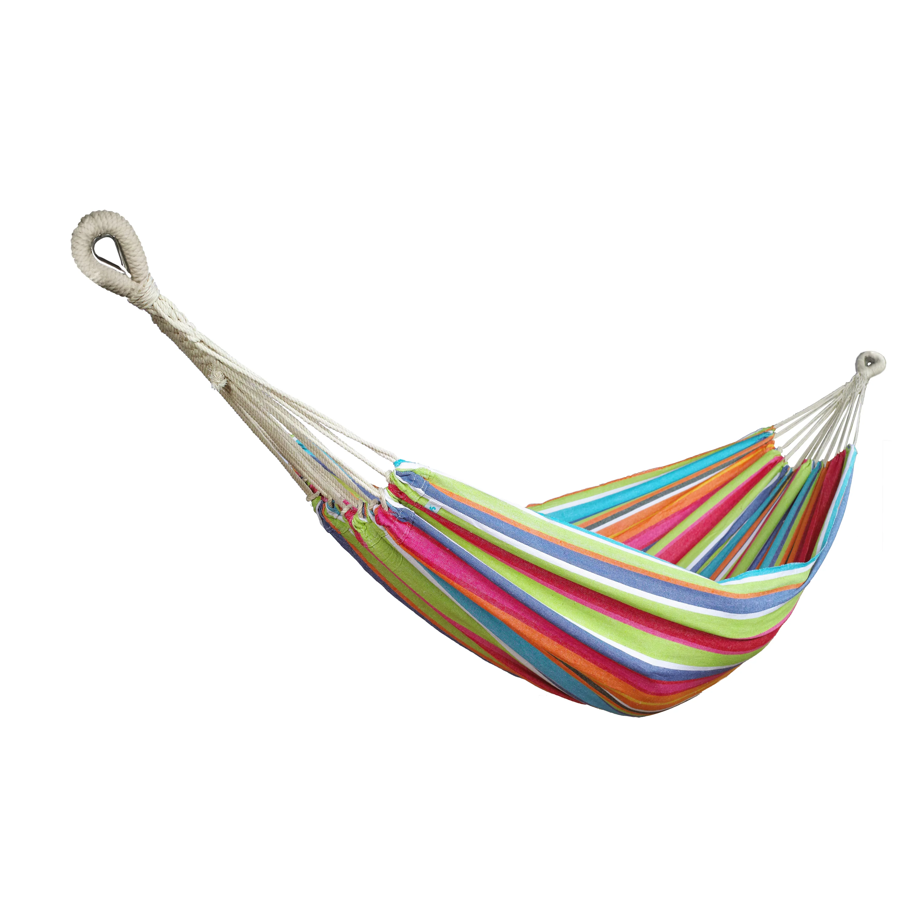 Bliss Hammocks BH-401-TF Double Hammock in a Bag W/ Rope loops & Hanging Hardware | 60-in. Wide | 265 Lb. Capacity (Tropical Fruit)