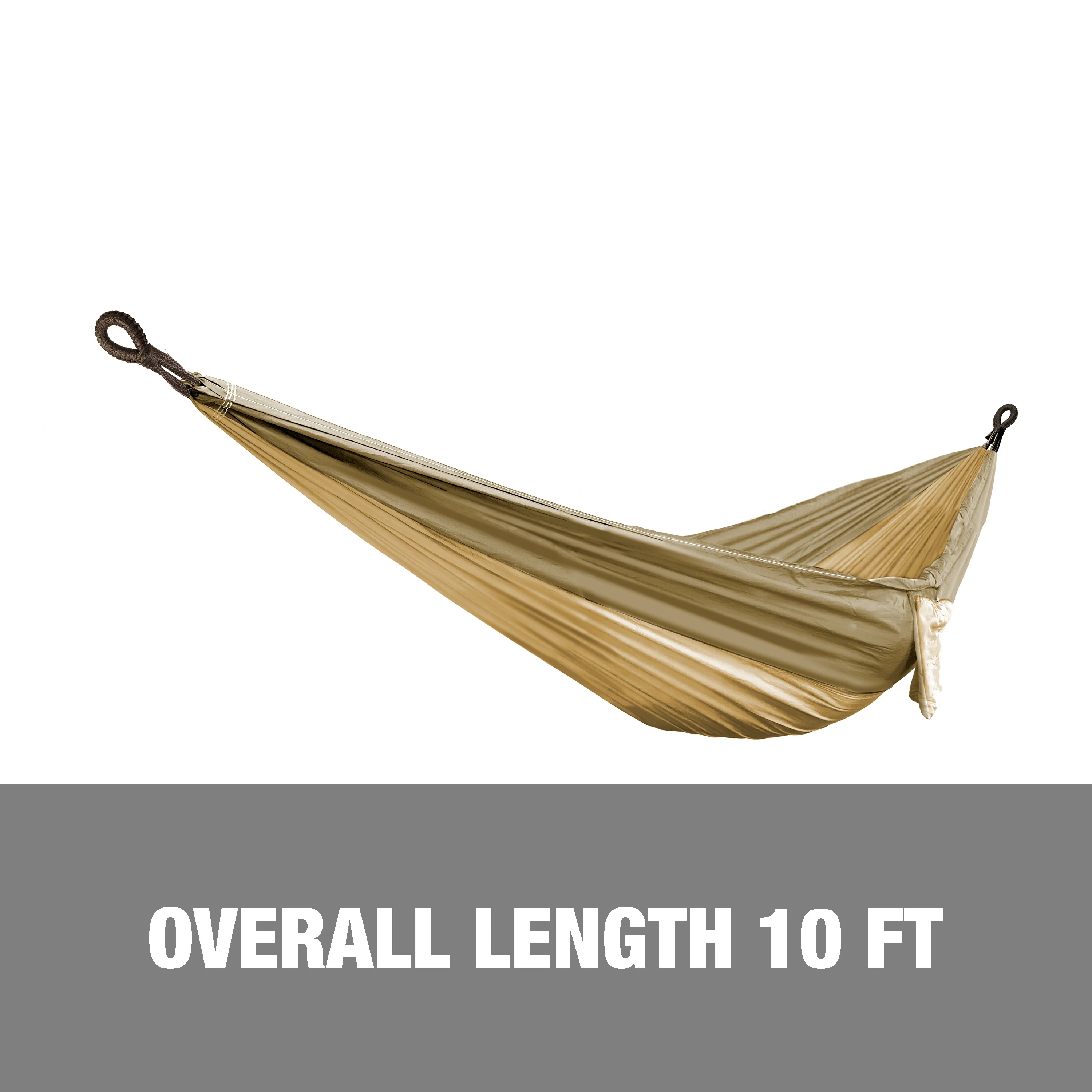 Bliss Hammocks BH-406XLS-DS Hammock in a Bag w/ Adjustable Tree Straps | 54-in. Wide | Weather & UV Resistant | 350 Lb. Capacity (Desert Storm) - Image 3