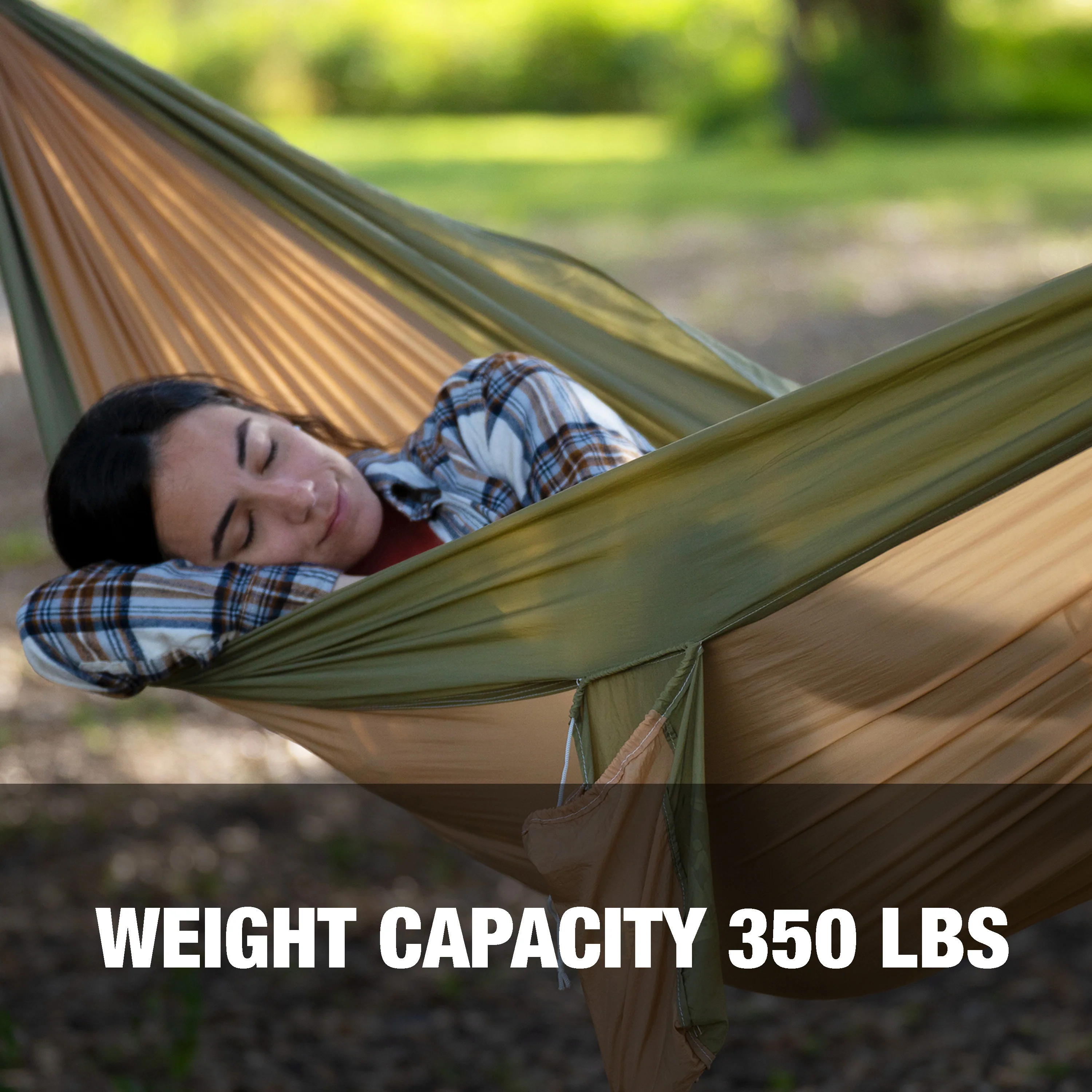 Bliss Hammocks BH-406XLS-DS Hammock in a Bag w/ Adjustable Tree Straps | 54-in. Wide | Weather & UV Resistant | 350 Lb. Capacity (Desert Storm) - Image 7