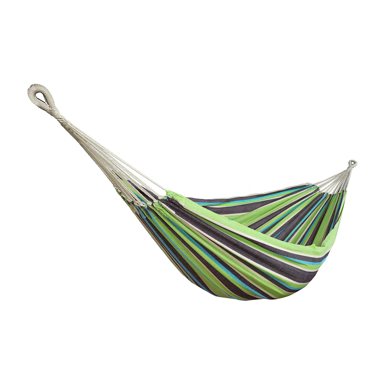 Bliss Hammocks BH-401-CC Double Hammock in a Bag W/ Rope loops & Hanging Hardware | 60-in. Wide | 265 Lb. Capacity (Country Club)