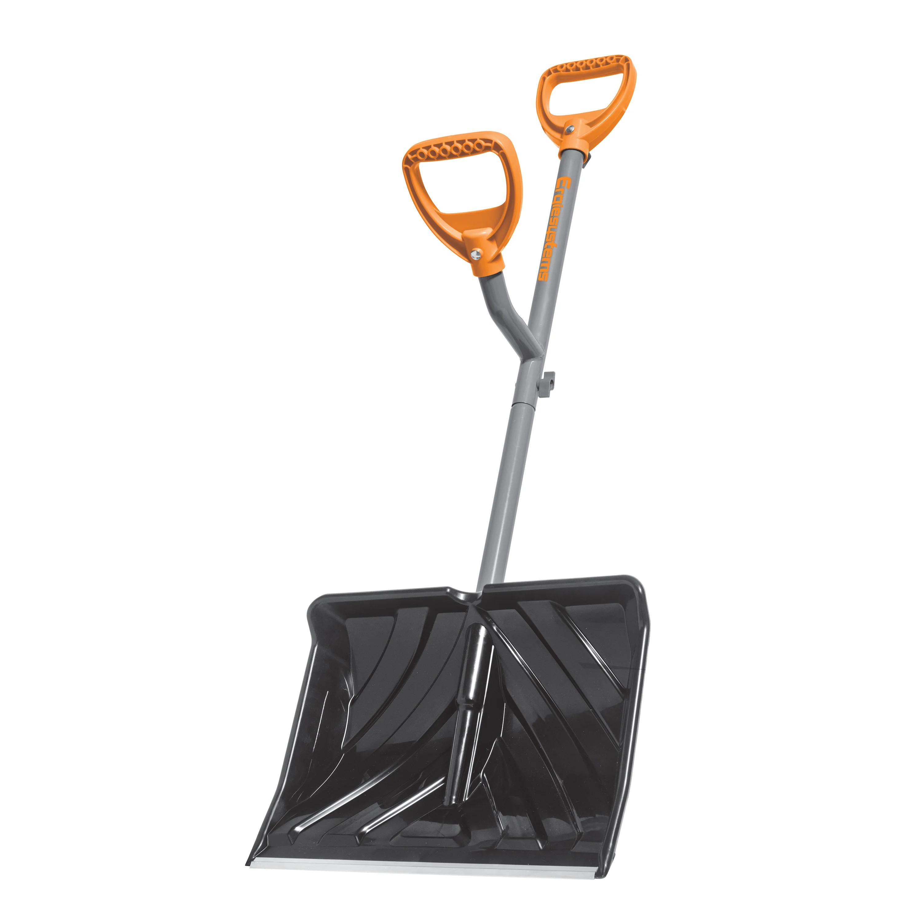 Ergie Systems Steel Shaft Impact Resistant Snow Shovel | 18-Inch Shovel | 34.5-Inch Shaft | Push/Scoop Combination Blade - Image 11