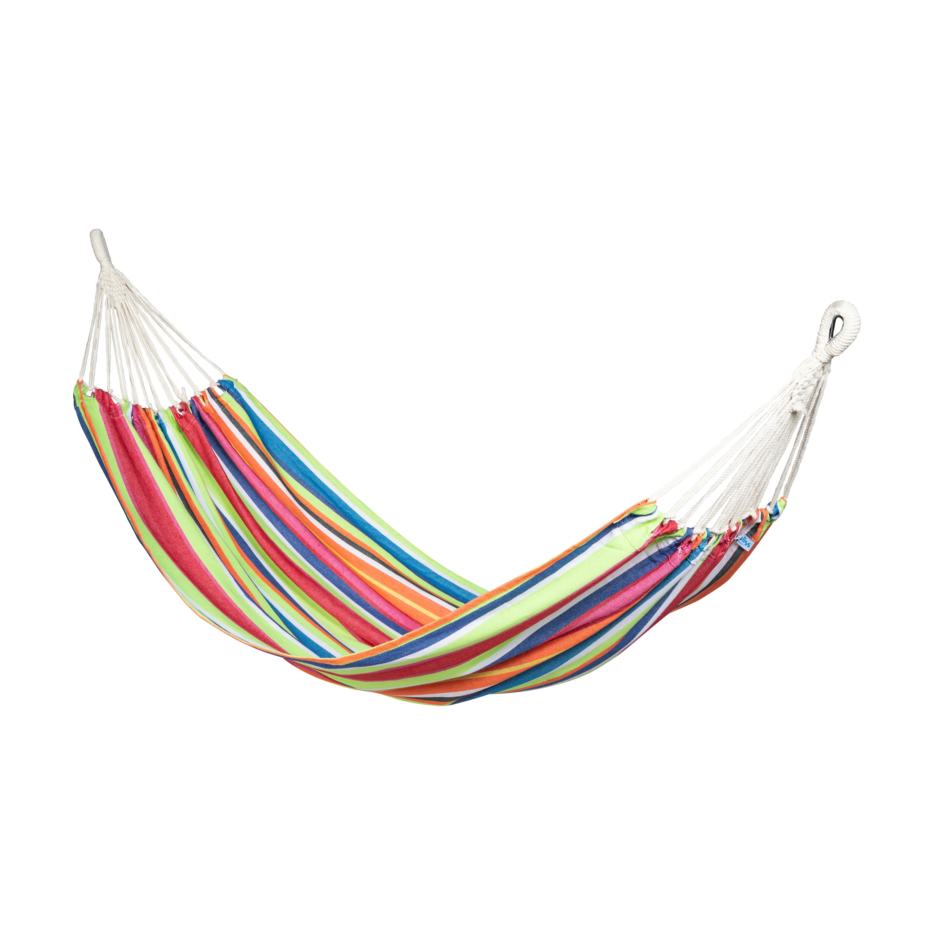 Bliss Hammocks BH-400-TF Hammock in a Bag W/ Rope loops & Hanging Hardware | 40-in. Wide | 220 Lb. Capacity (Tropical Fruit) - Image 2